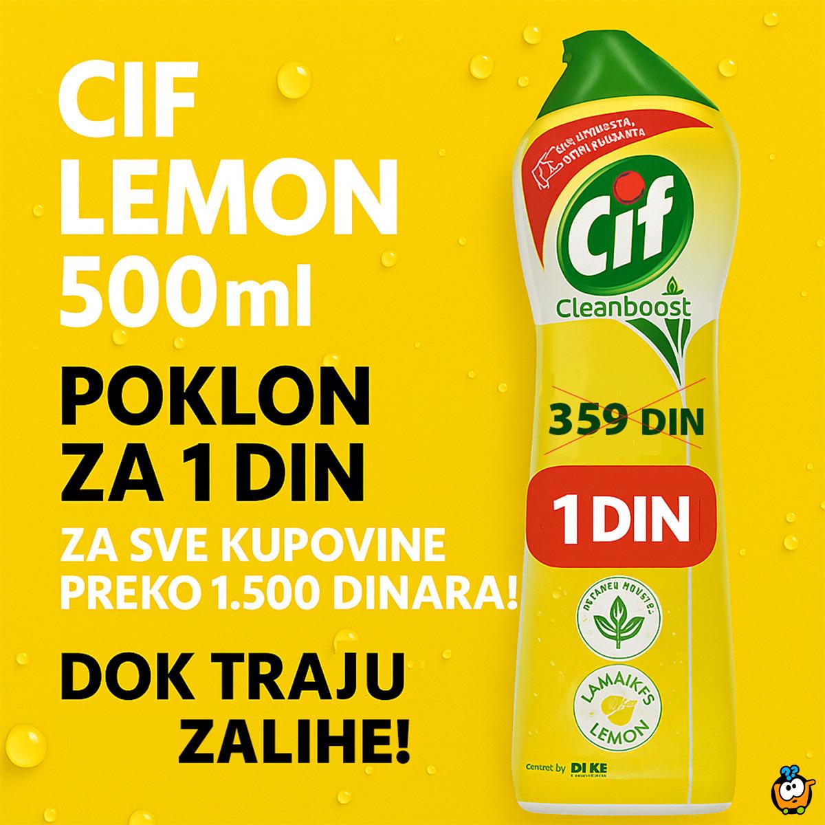Cif Lemon - abrazivno sredstvo za čišćenje 500ml