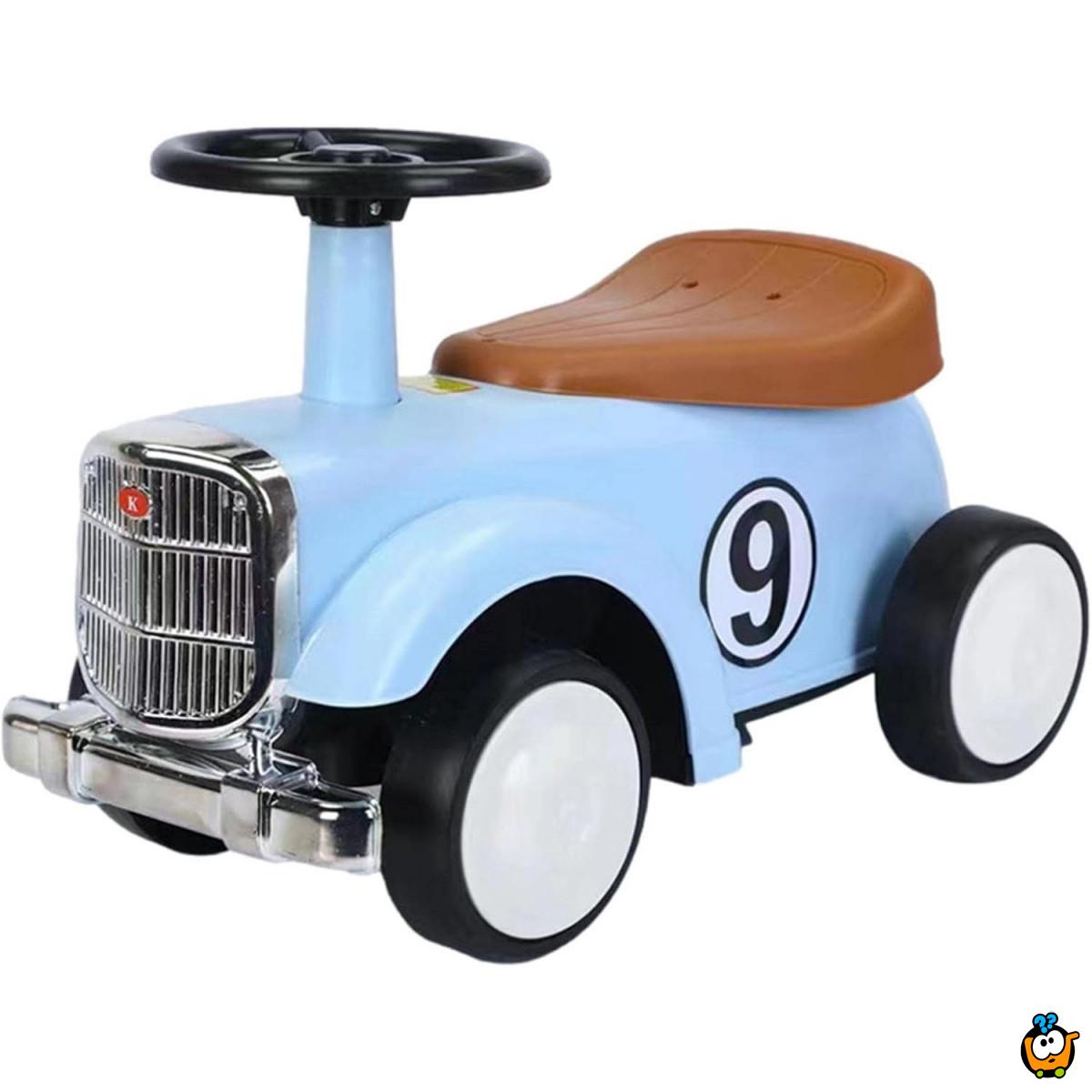 Blue Old Timer – Dečiji autić sa guralica vintage stila