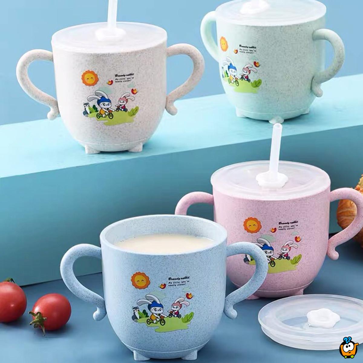 Non Spill  270ML- Dečija šolja sa ručkama i poklopcem