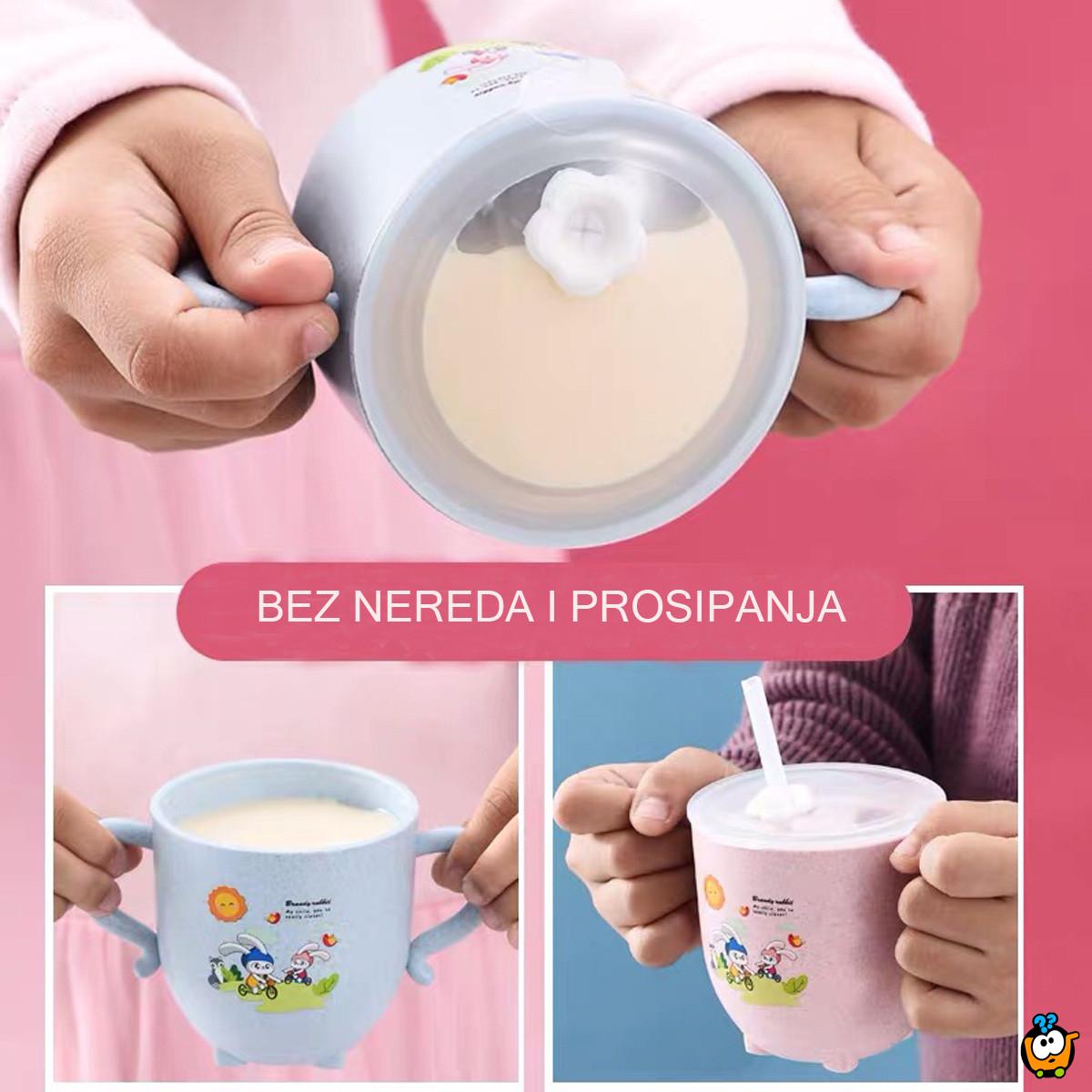 Non Spill  270ML- Dečija šolja sa ručkama i poklopcem