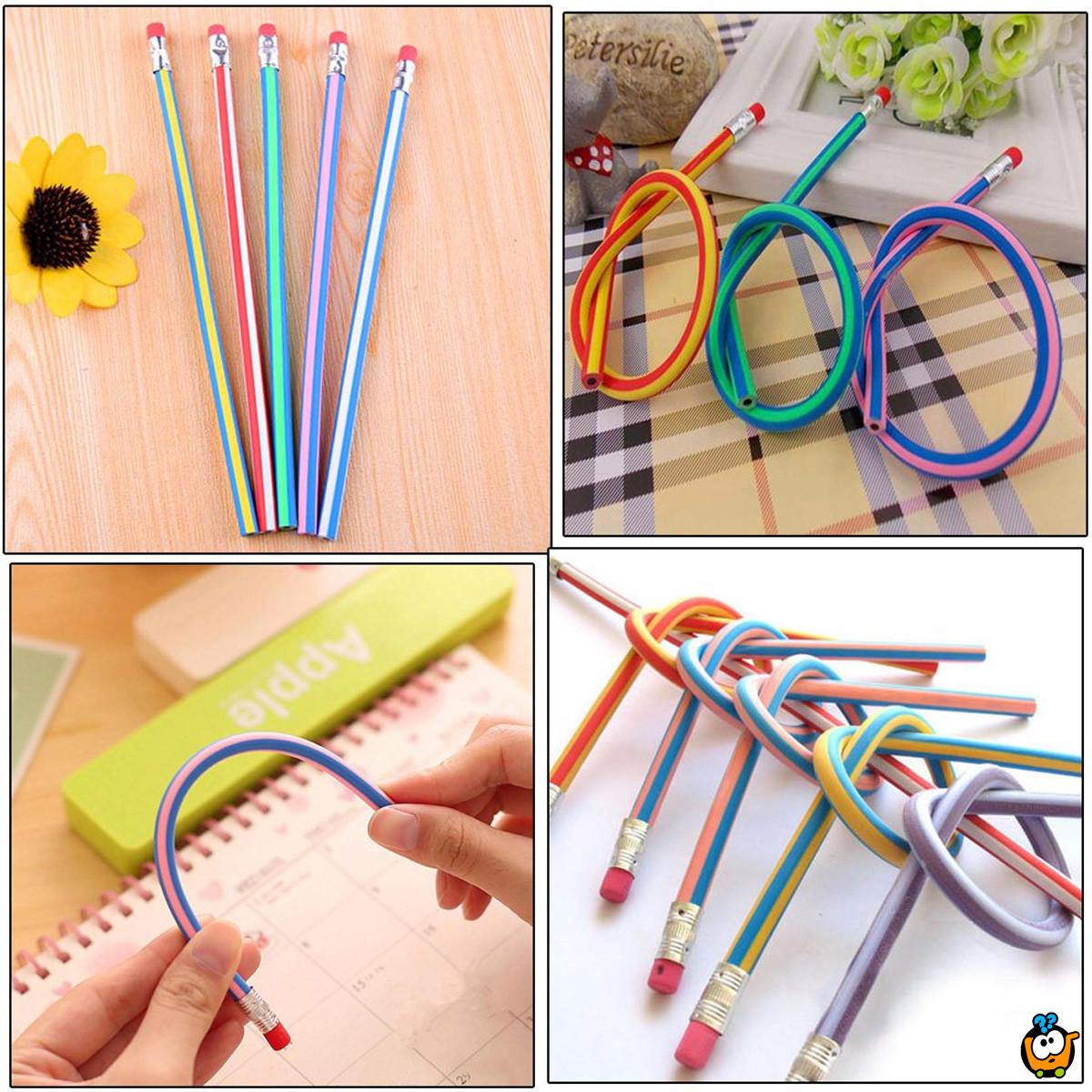 Flexi Pencil - Set od 6 savitljivih olovaka za pisanje