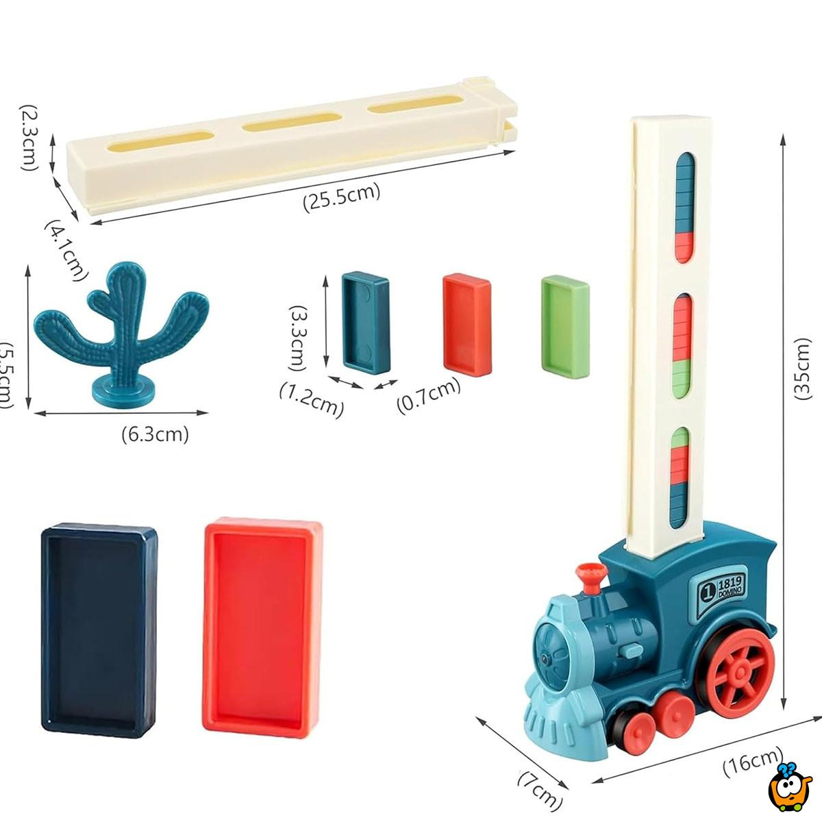 Magični vozić za slaganje domina 