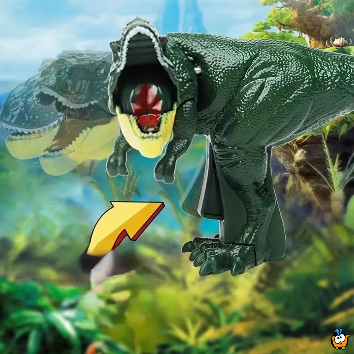 T-rex igračka sa pokretnom glavom i repom