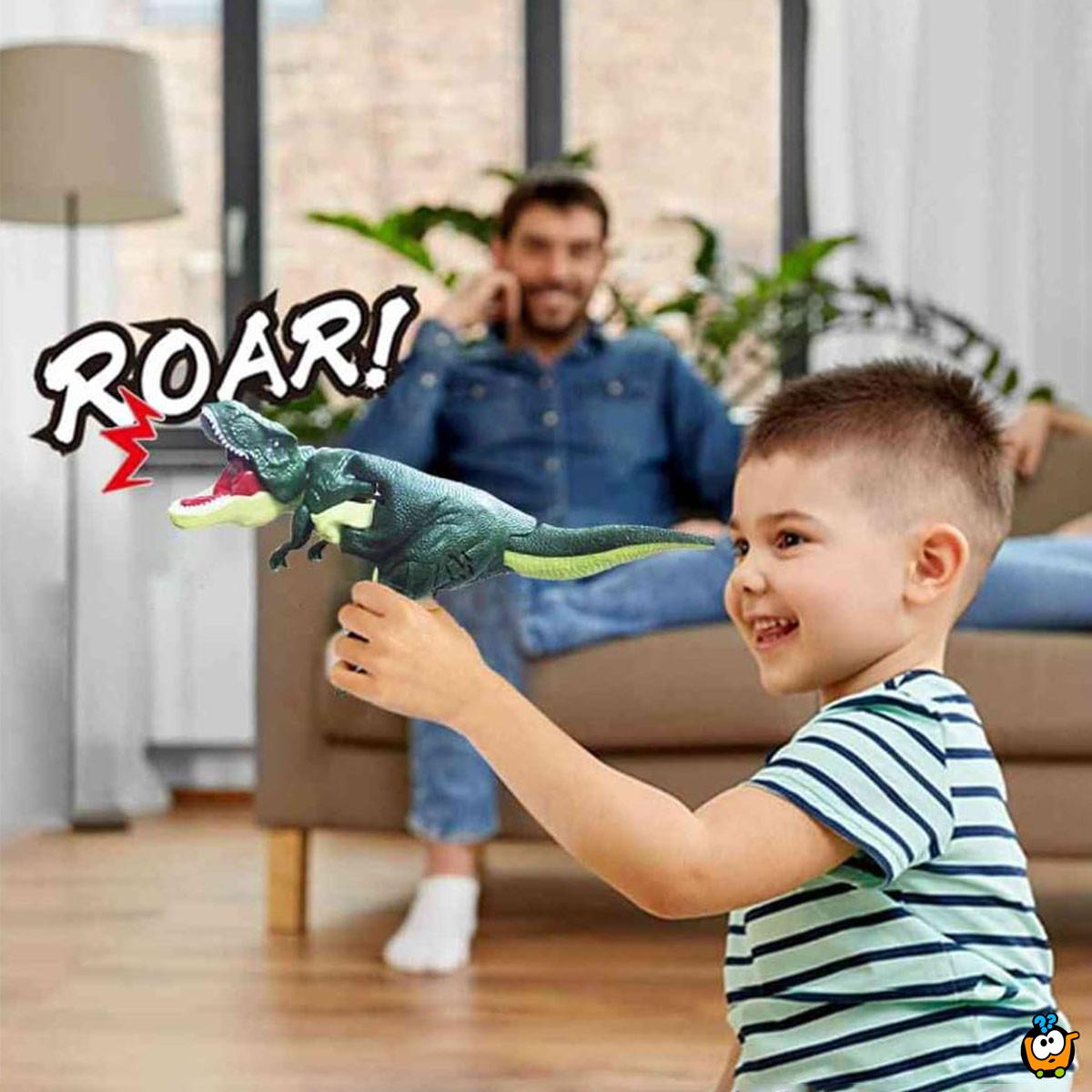 T-rex igračka sa pokretnom glavom i repom