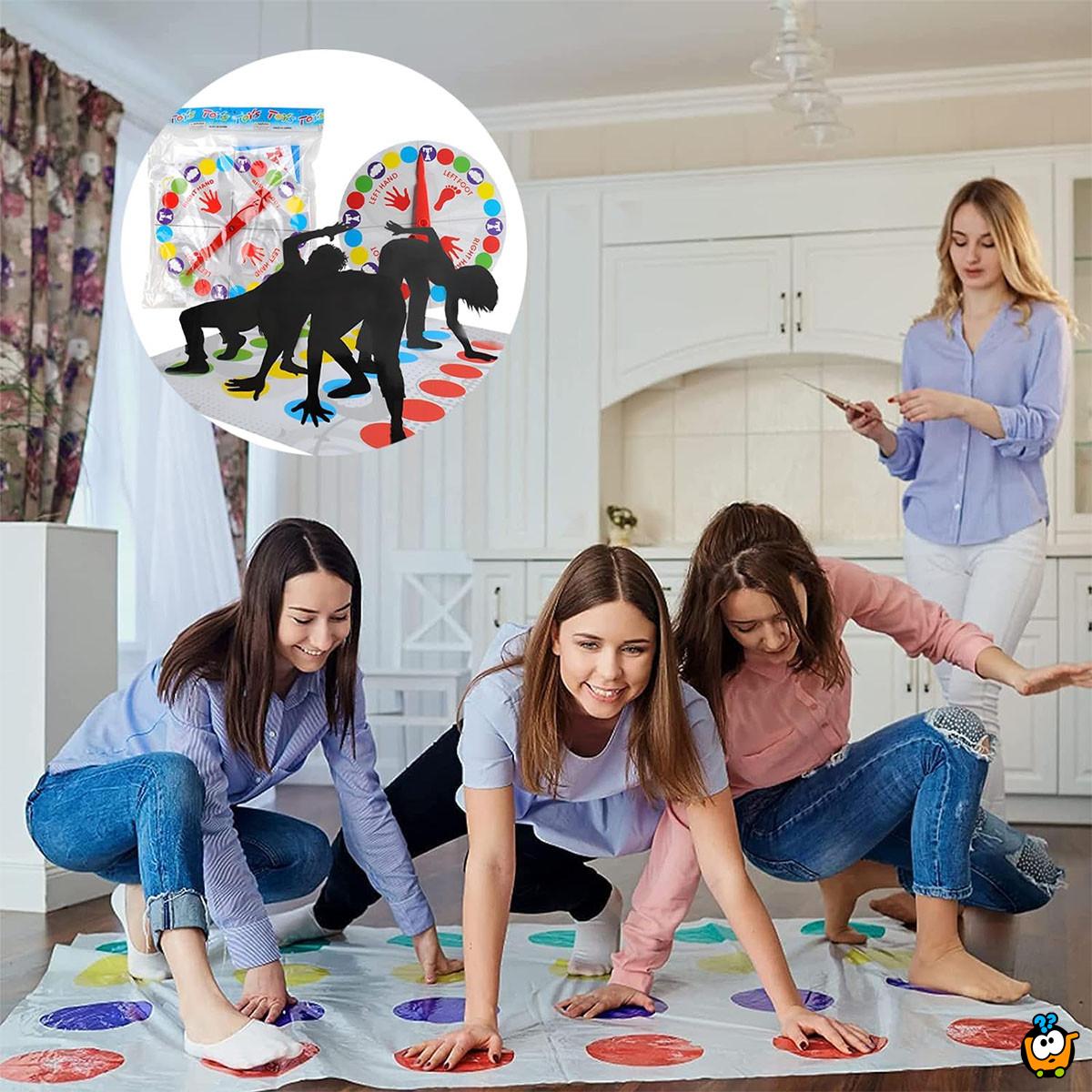 Twister set - Zabavna igra za decu i odrasle