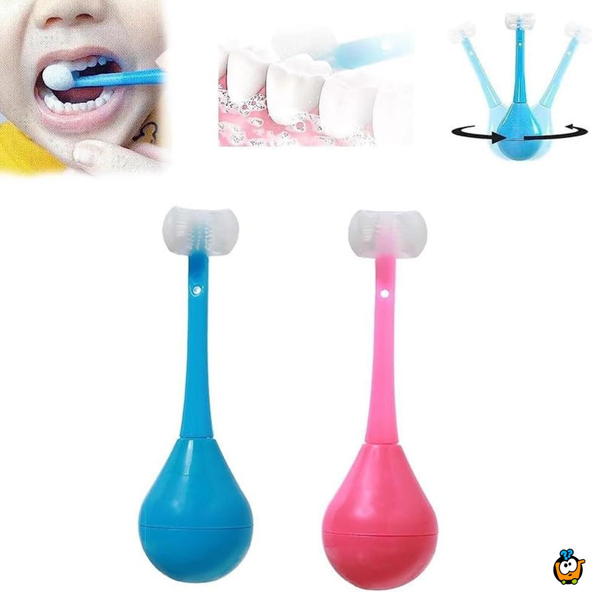 Triple Clean Brush - Specijalna dečija četkica za zube