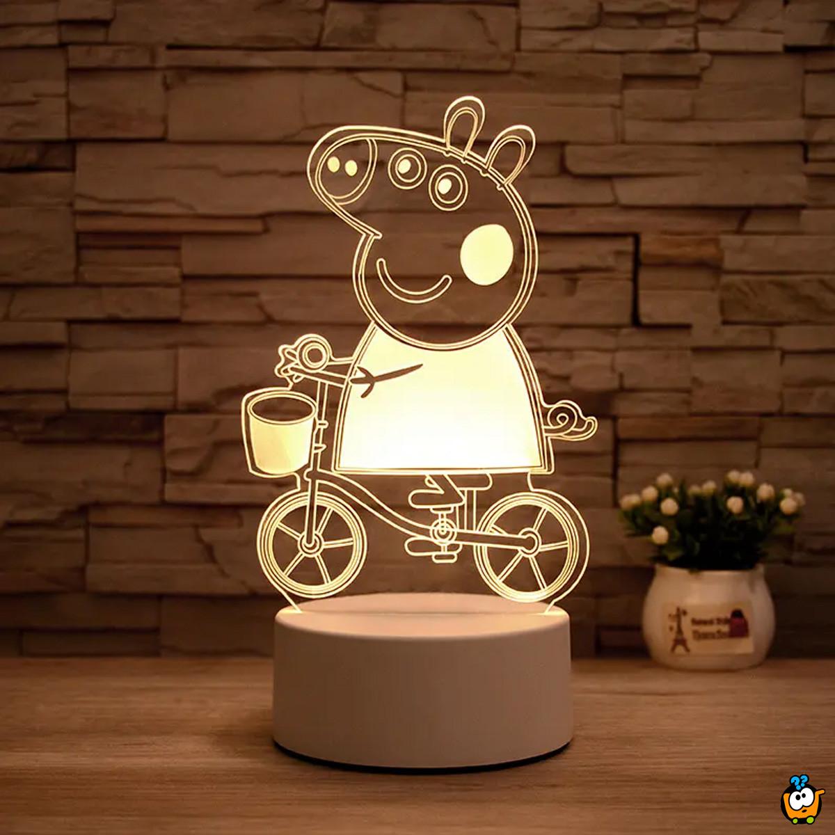 Pepa Prase - 3D noćna lampa