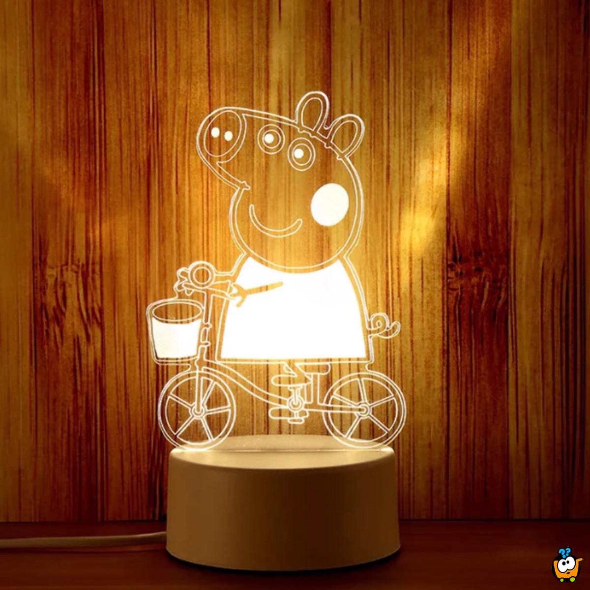 Pepa Prase - 3D noćna lampa