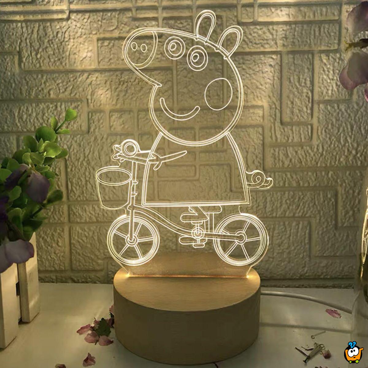 Pepa Prase - 3D noćna lampa