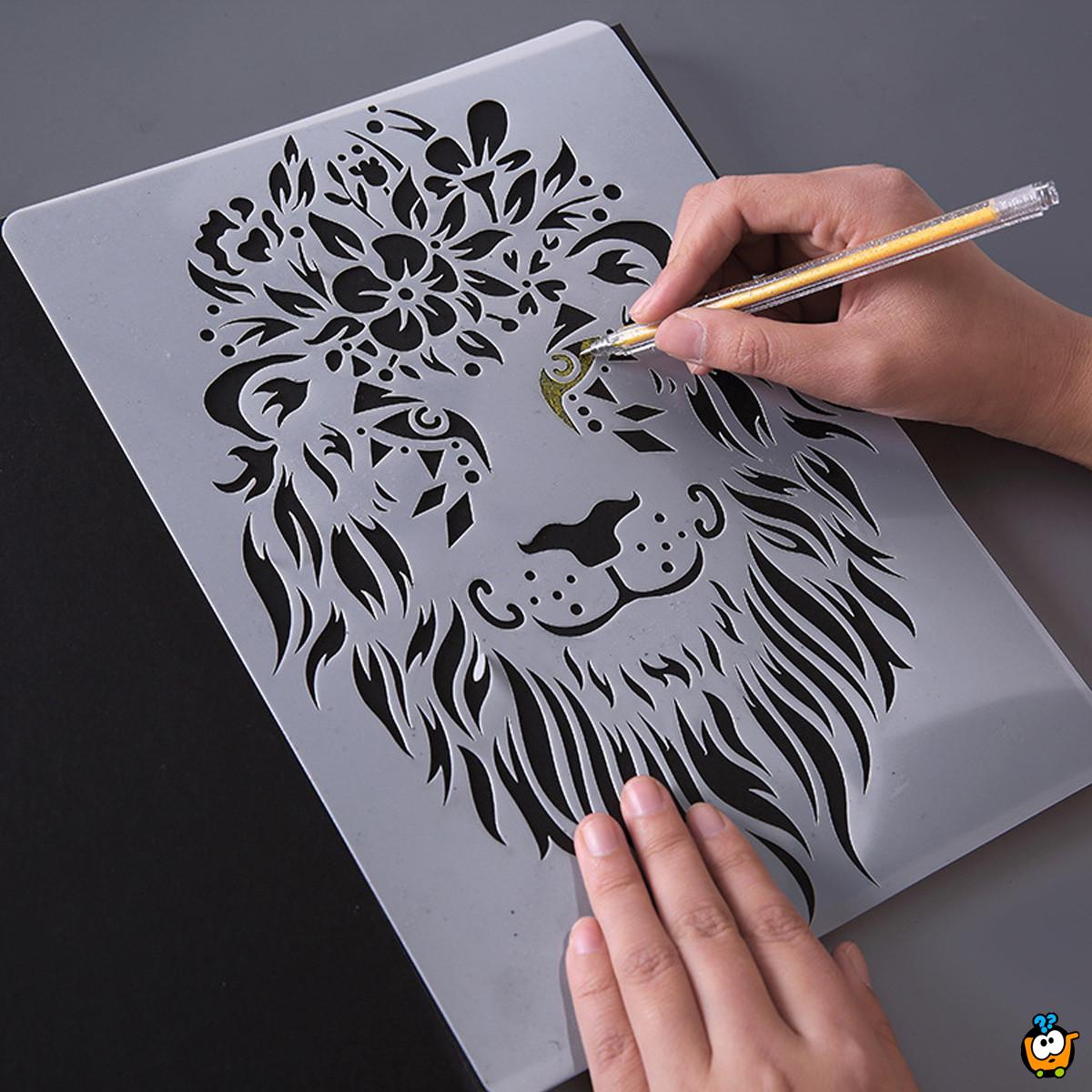 Art Sketch - Šablon za kreativno crtanje