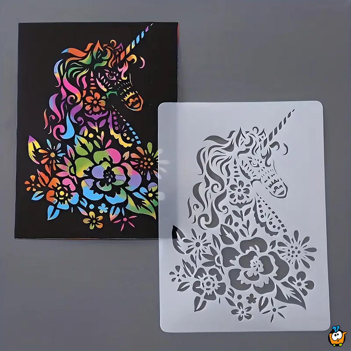 Art Sketch - Šablon za kreativno crtanje