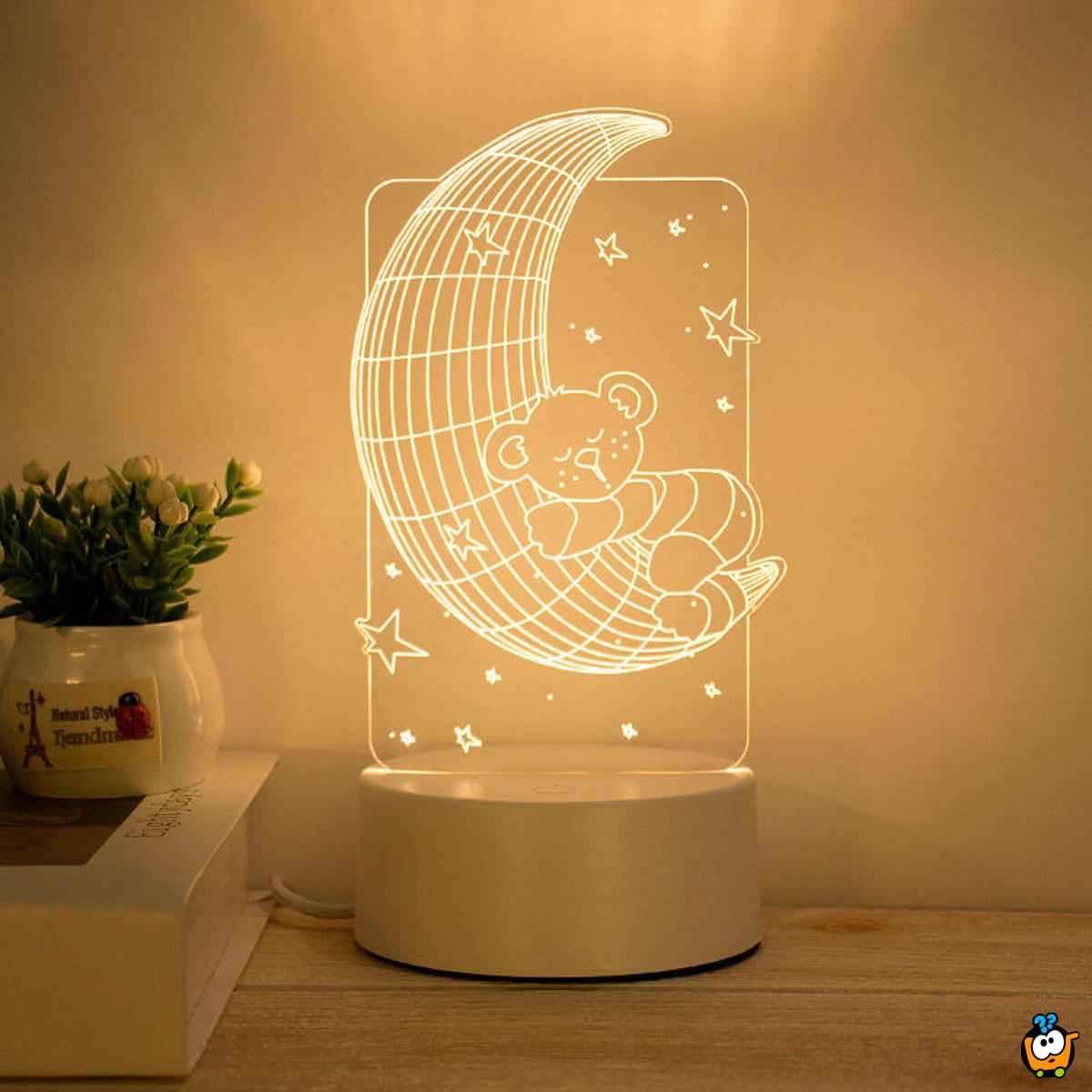 3D mesec - Ukrasna LED lampica