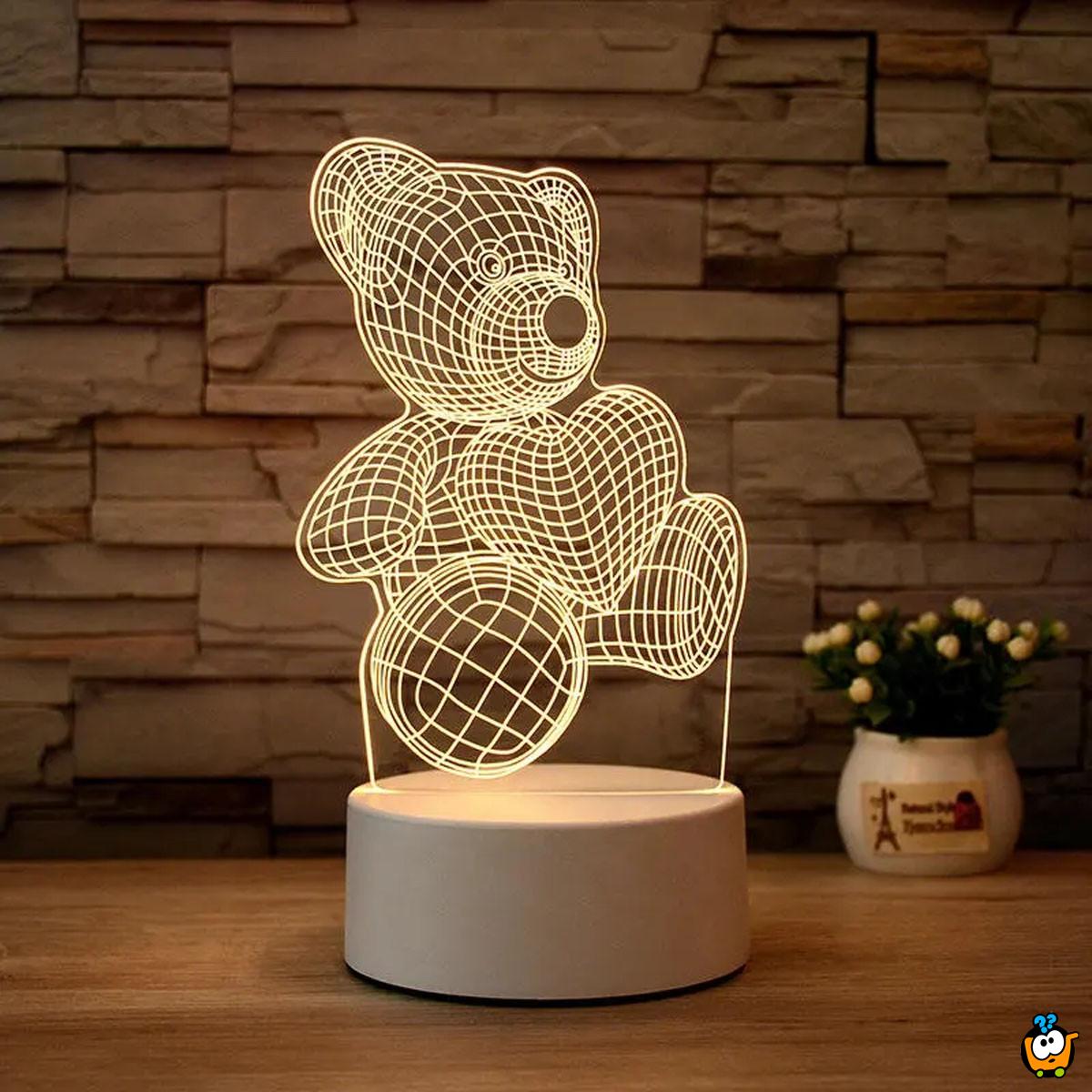 3D meda - Ukrasna LED lampica