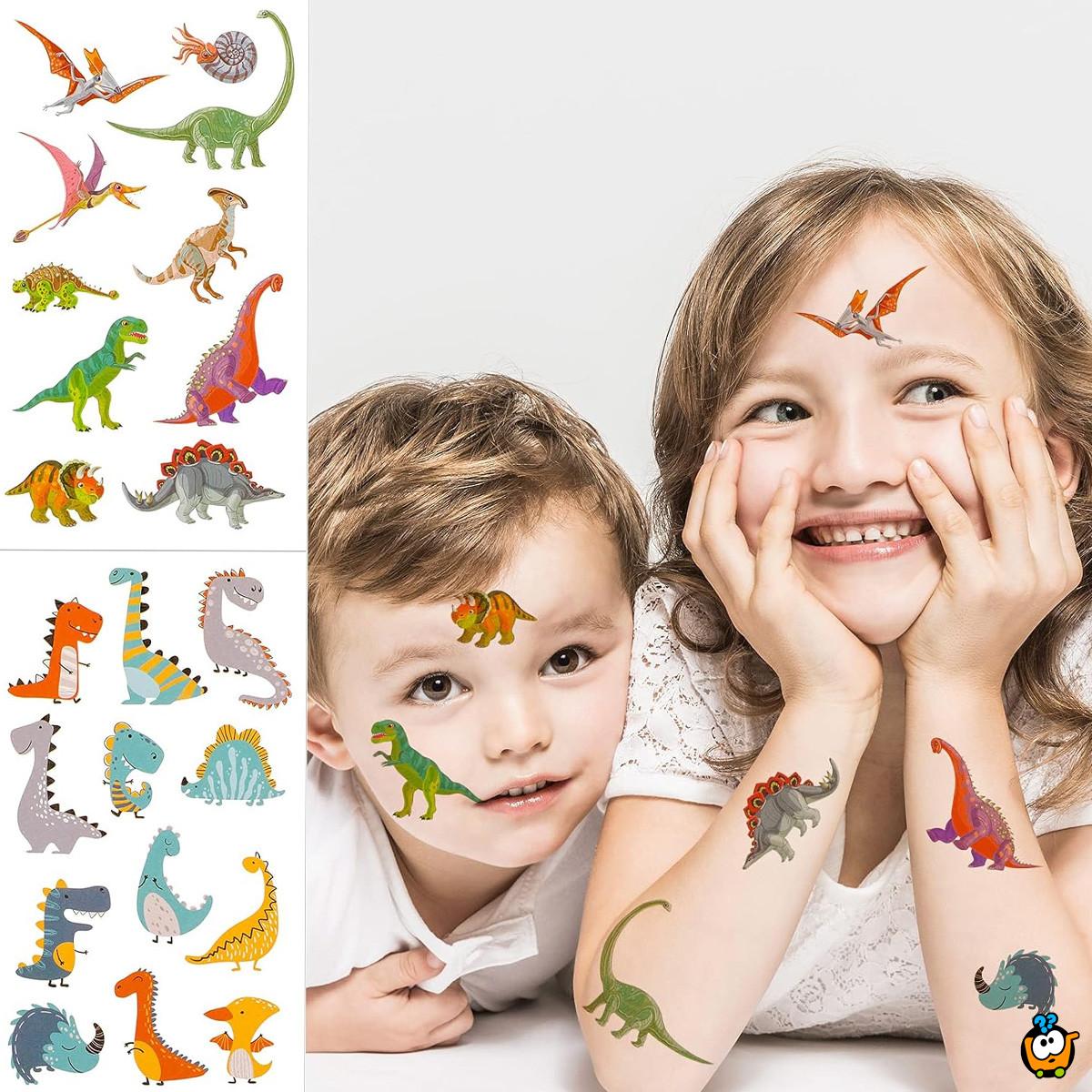 Dino World - Dečije stiker tetovaže