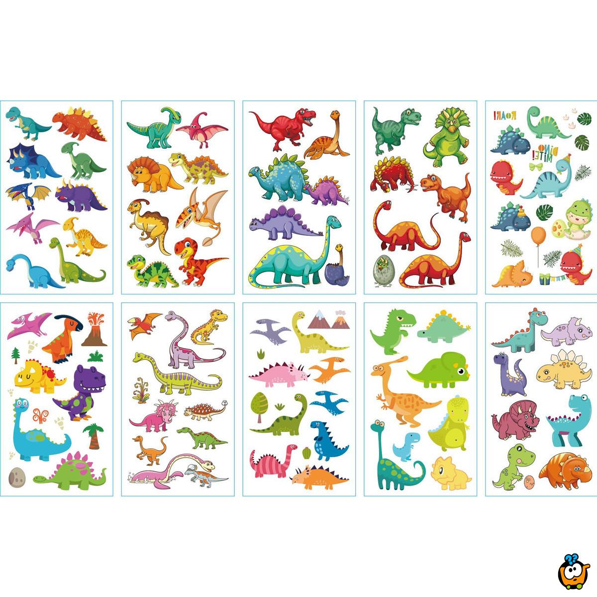 Dino World - Dečije stiker tetovaže