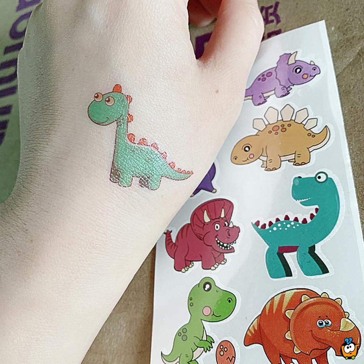 Dino World - Dečije stiker tetovaže