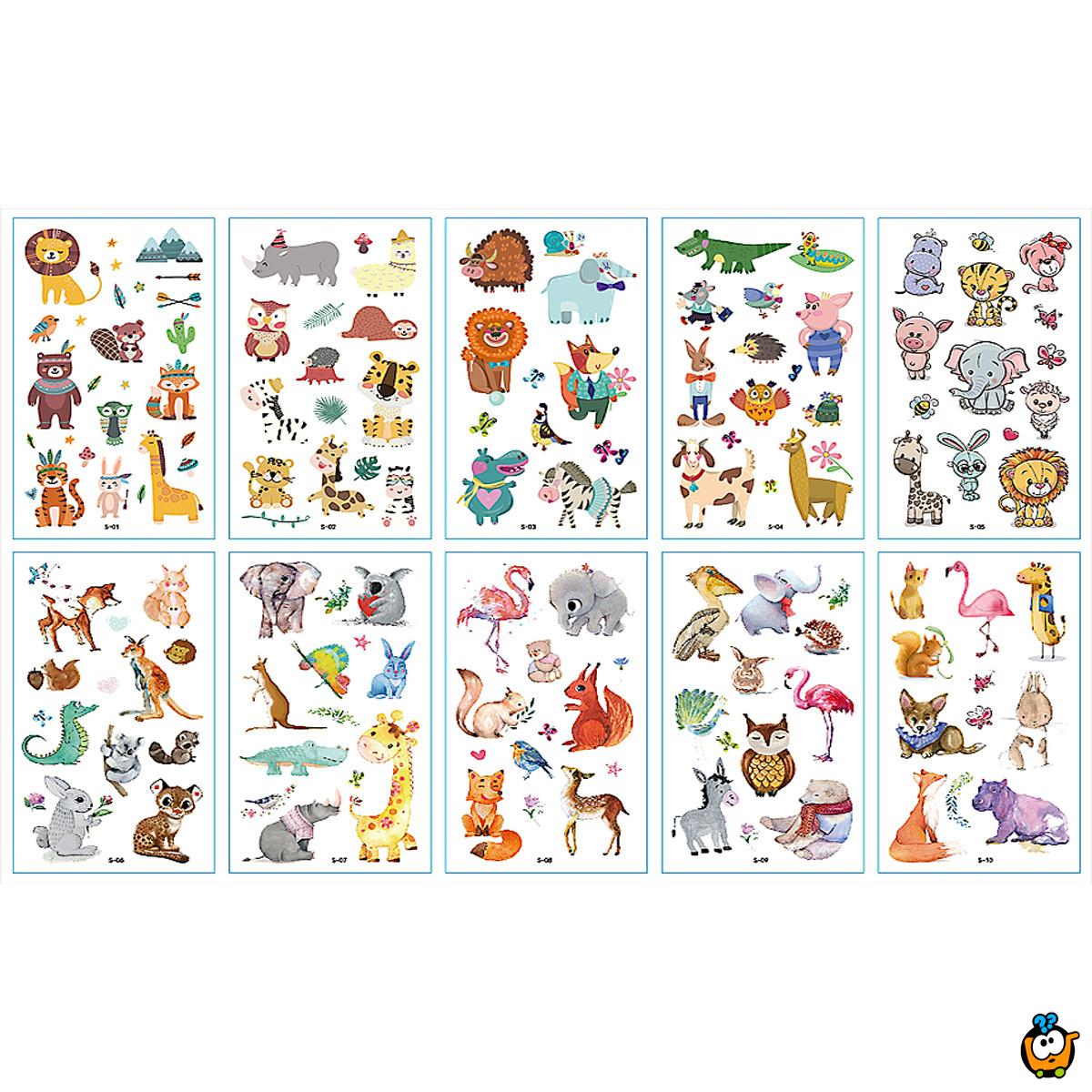 Animal World - Dečije stiker tetovaže
