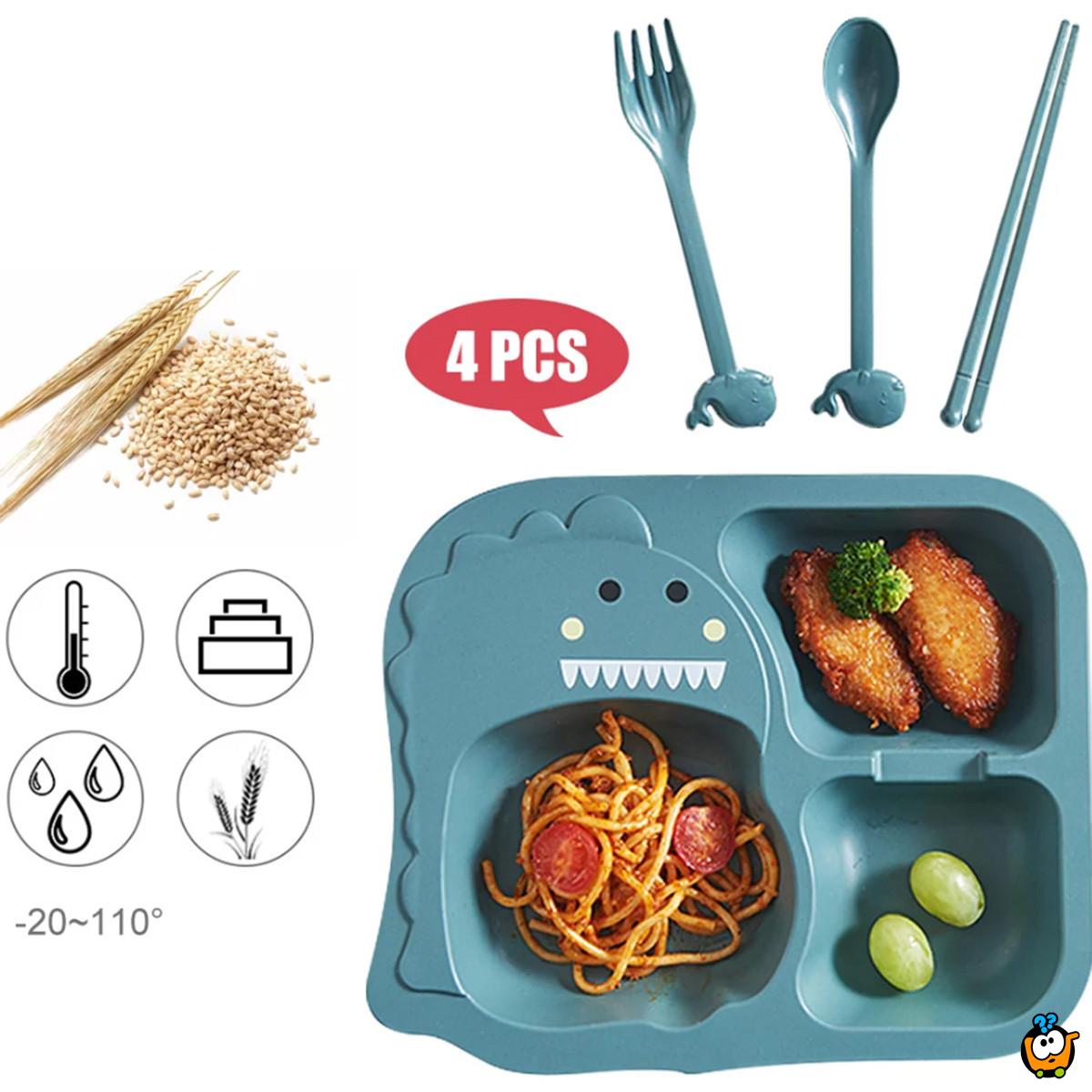 Dino Dinning Set - Dečiji pribor za ručavanje