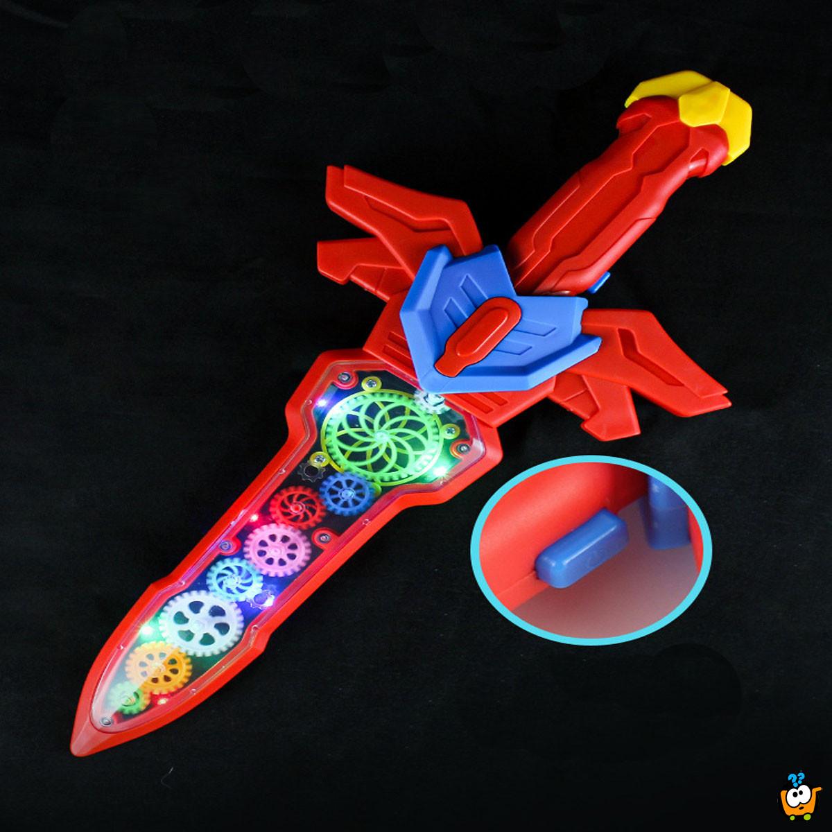 Čarobni svetlosni mač - igračka za mališane