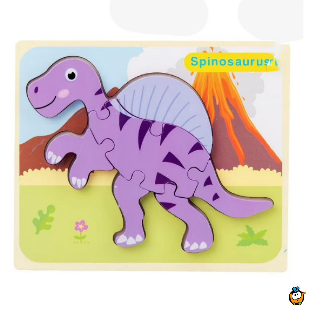 3D Dino kreativne drvene puzle razigranih motiva i boja