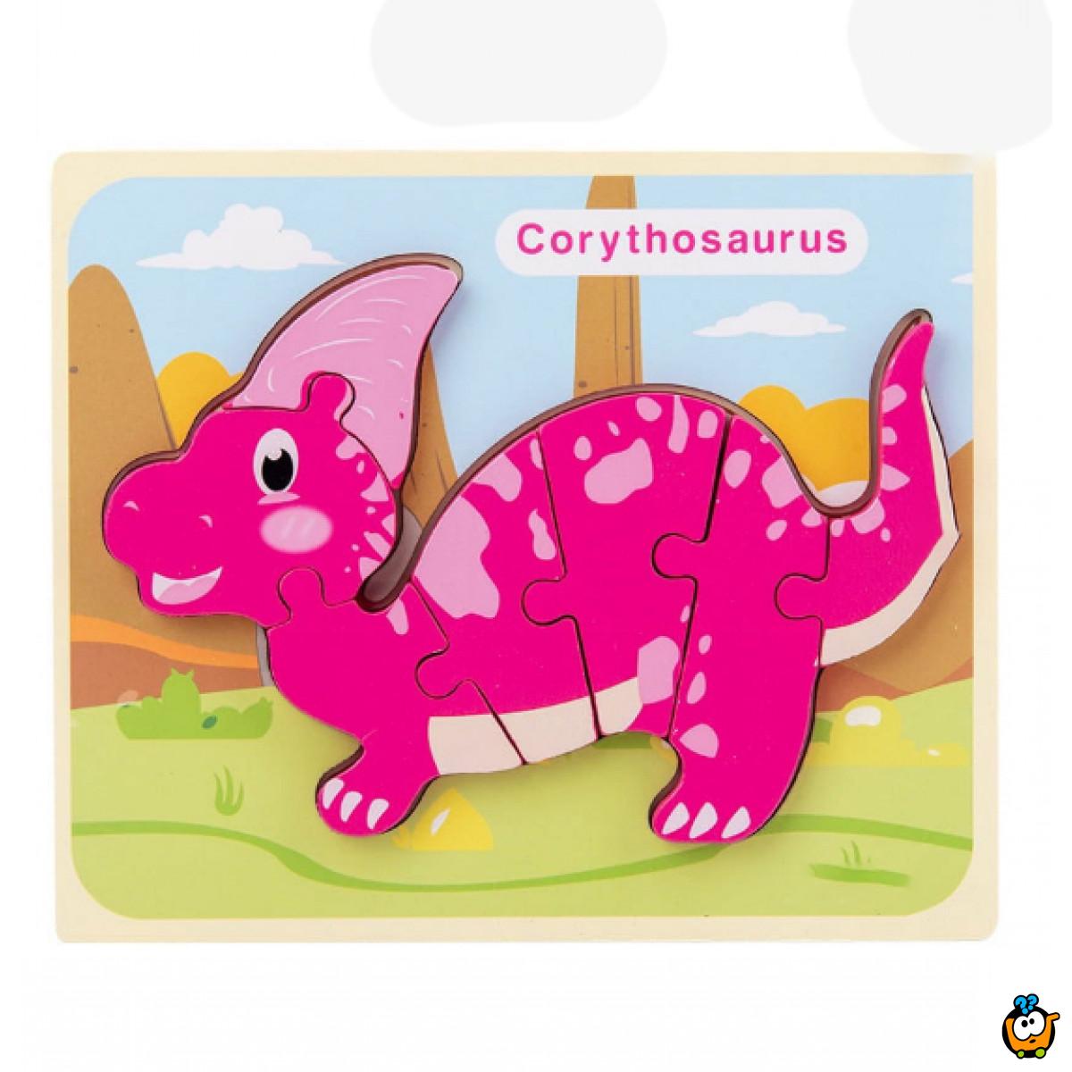 3D Dino kreativne drvene puzle razigranih motiva i boja