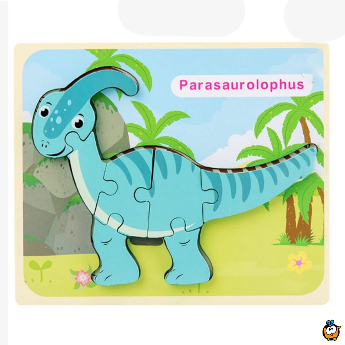 3D Dino kreativne drvene puzle razigranih motiva i boja