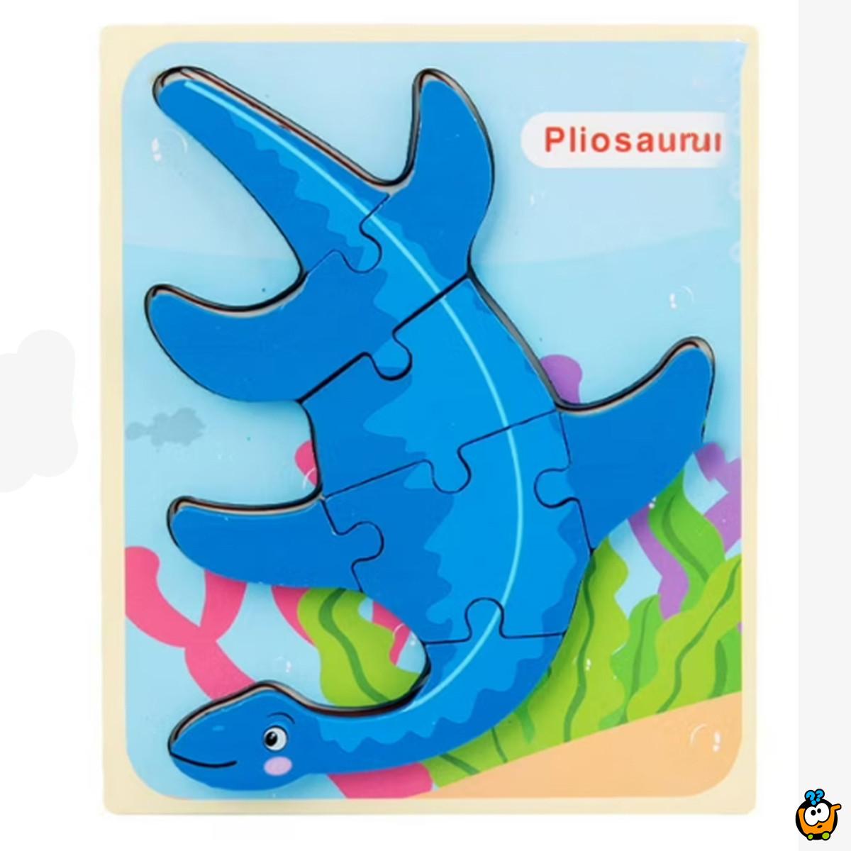 3D Dino kreativne drvene puzle razigranih motiva i boja