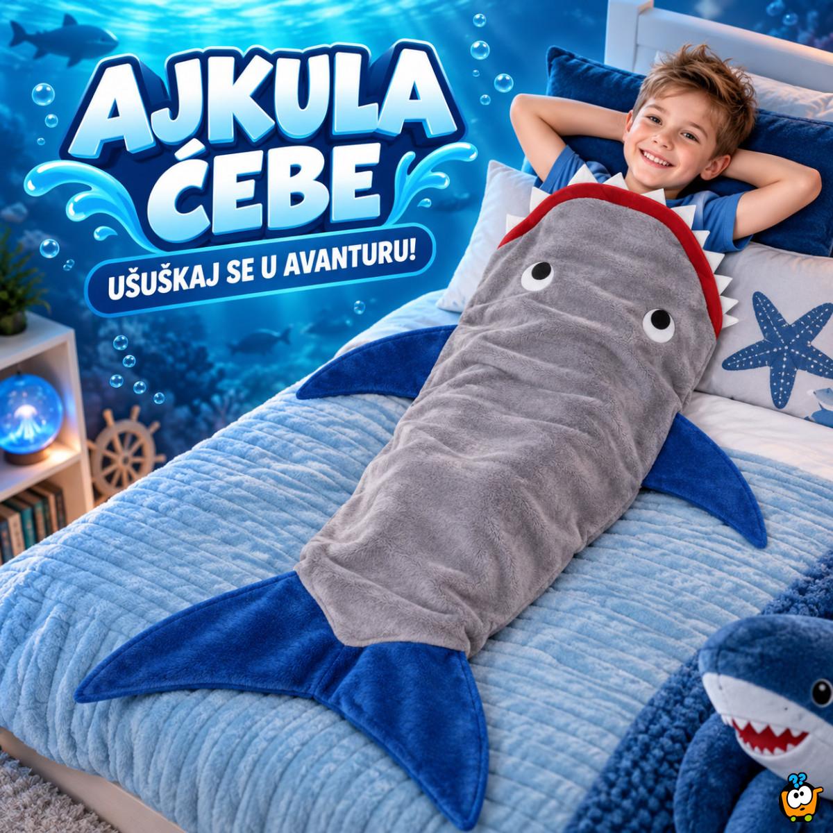 Shark Blanket - Dečije ajkula ćebe