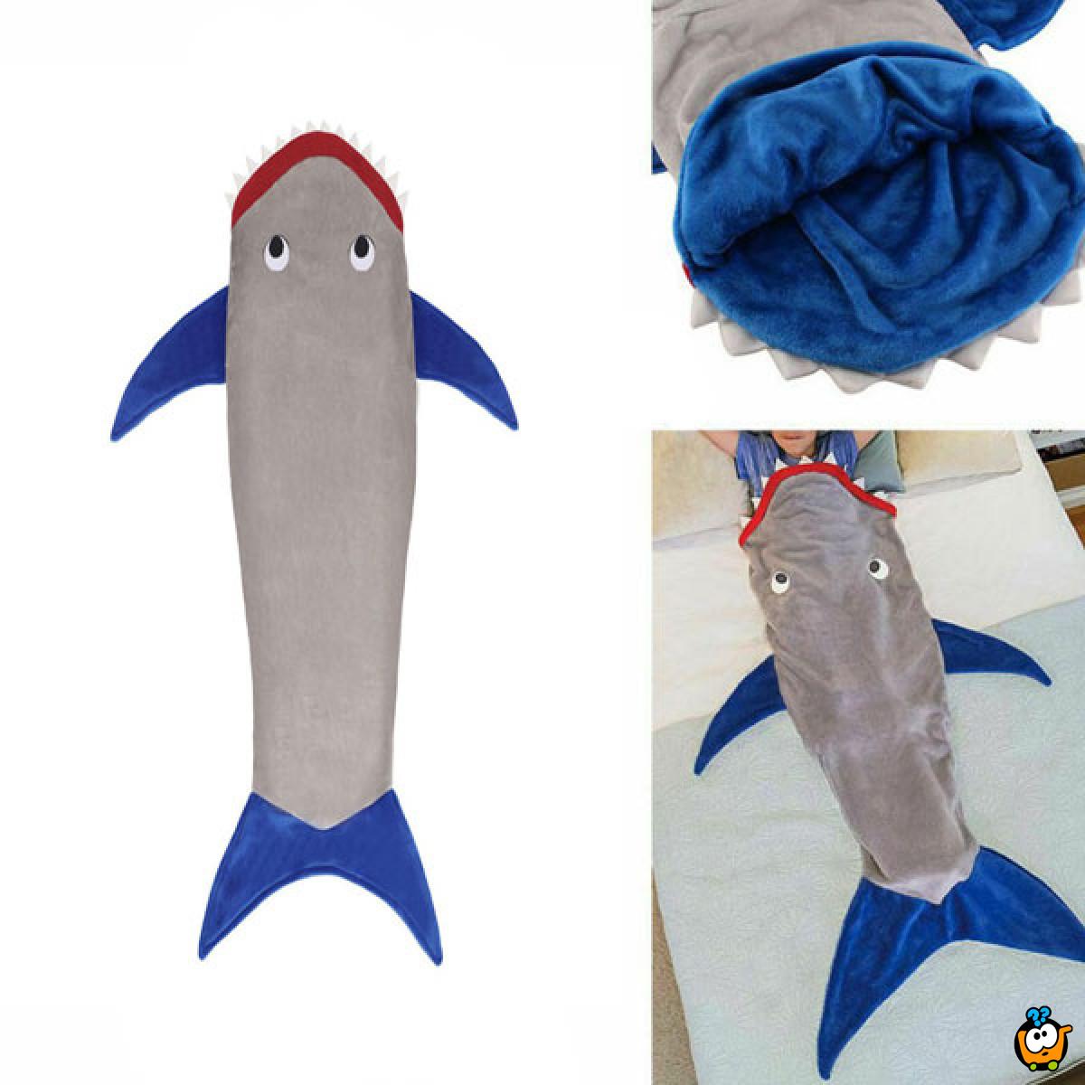 Shark Blanket - Dečije ajkula ćebe