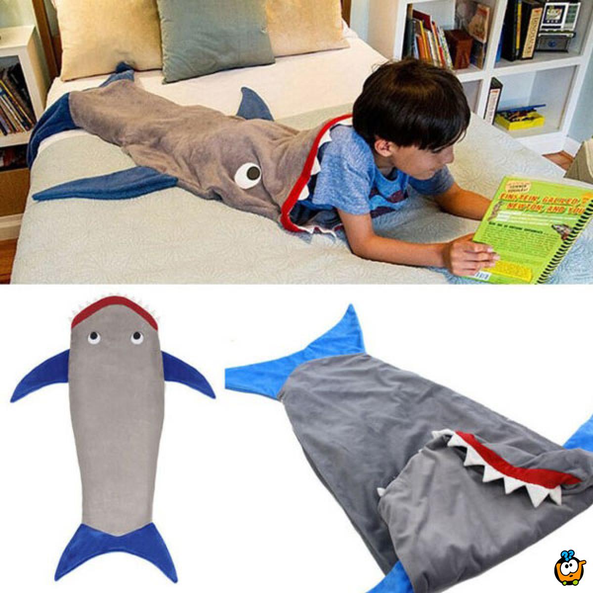 Shark Blanket - Dečije ajkula ćebe