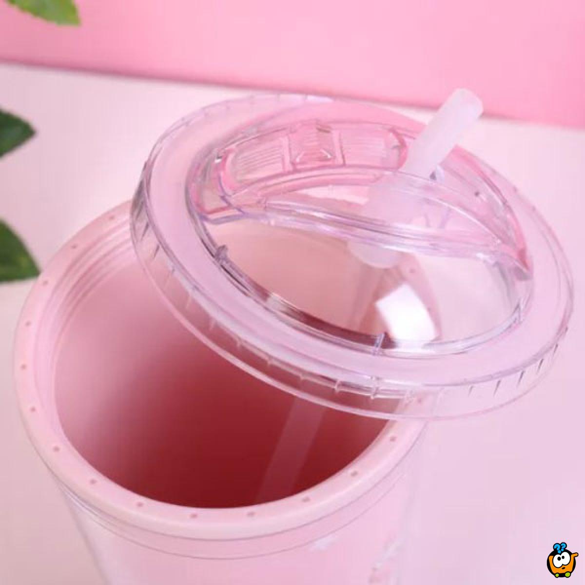 Unicorn cup - Čaša za piće sa slamkom