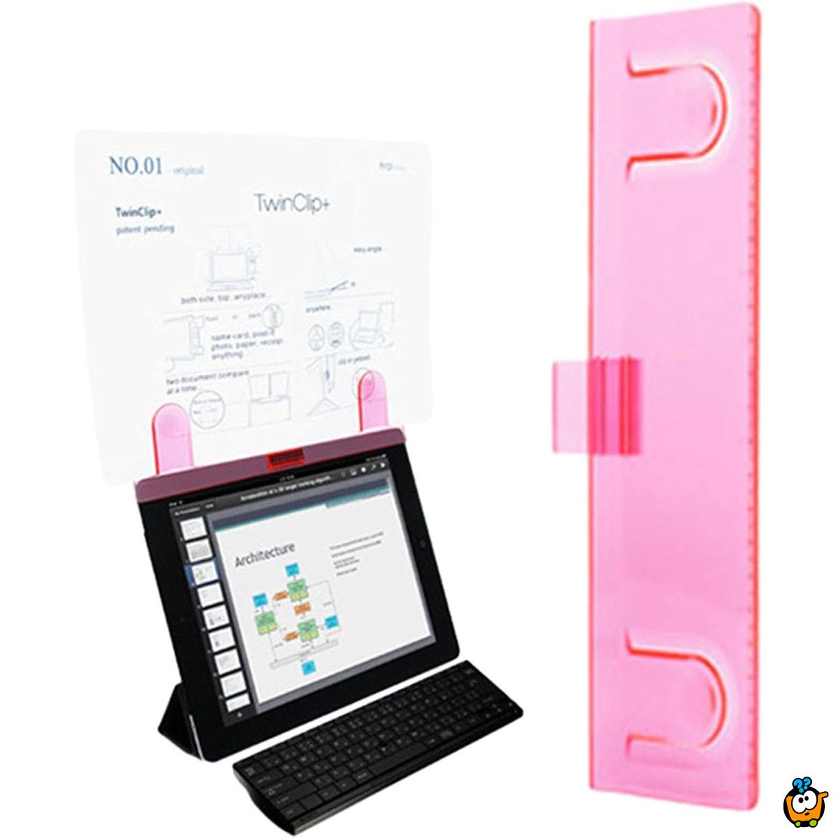  TwinClip - Držač dokumenata za monitor