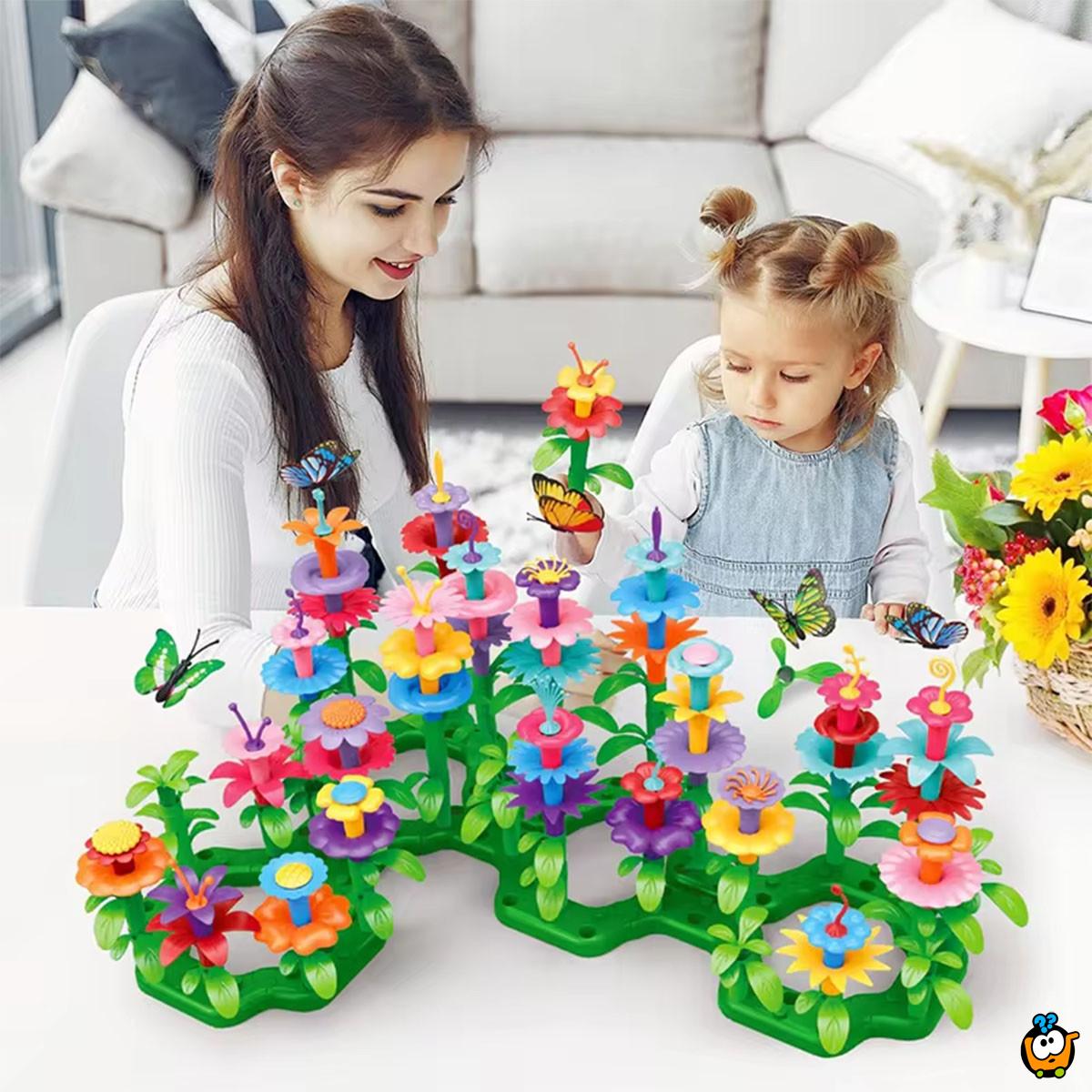 GARDEN PLAY - Igračke za izgradnju cvetnog vrta za decu
