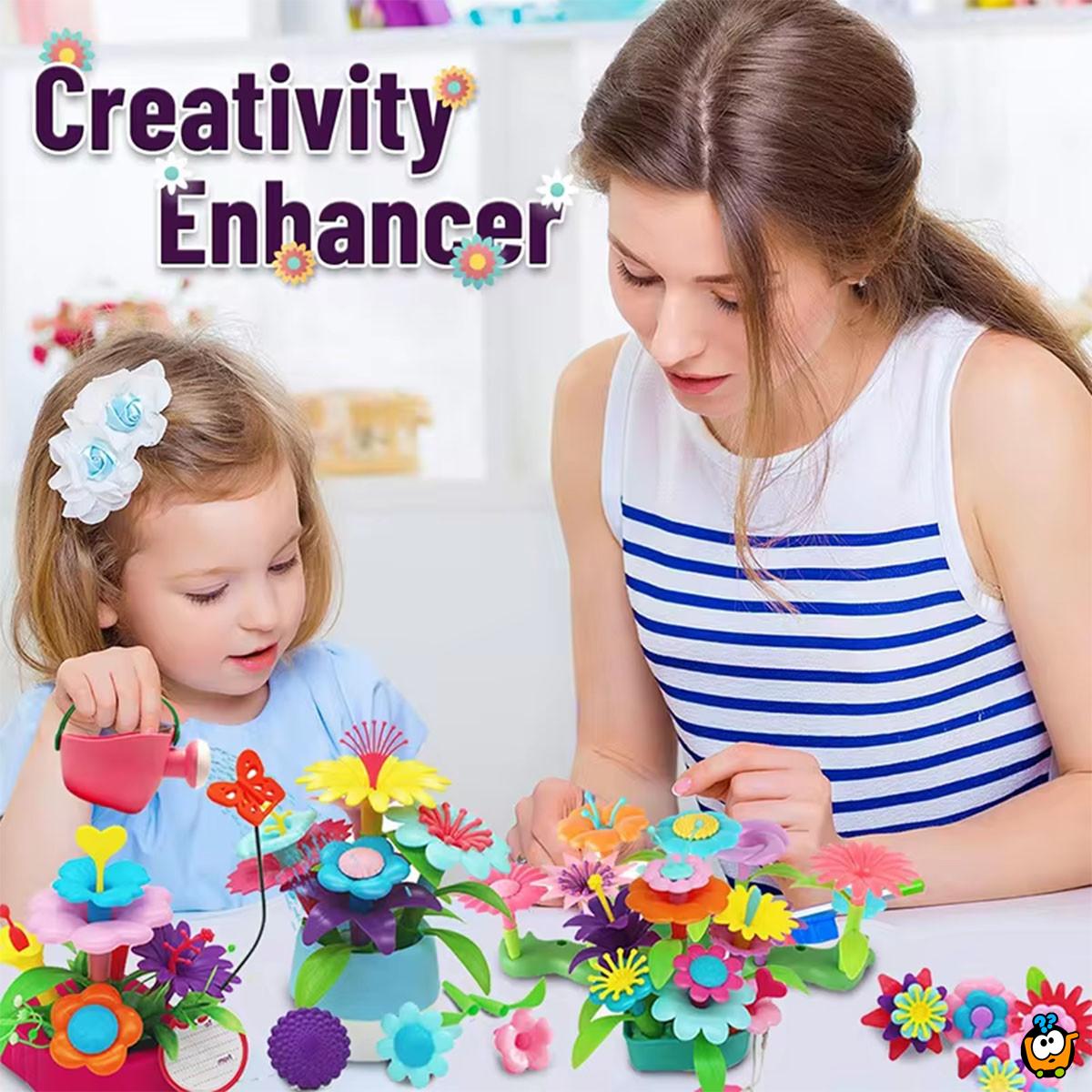 GARDEN PLAY - Igračke za izgradnju cvetnog vrta za decu