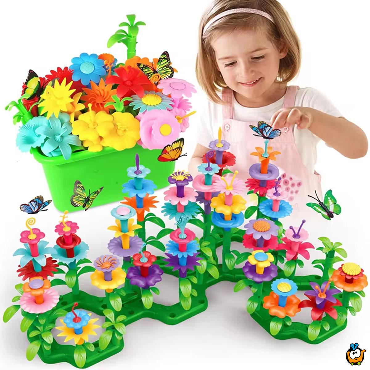 GARDEN PLAY - Igračke za izgradnju cvetnog vrta za decu