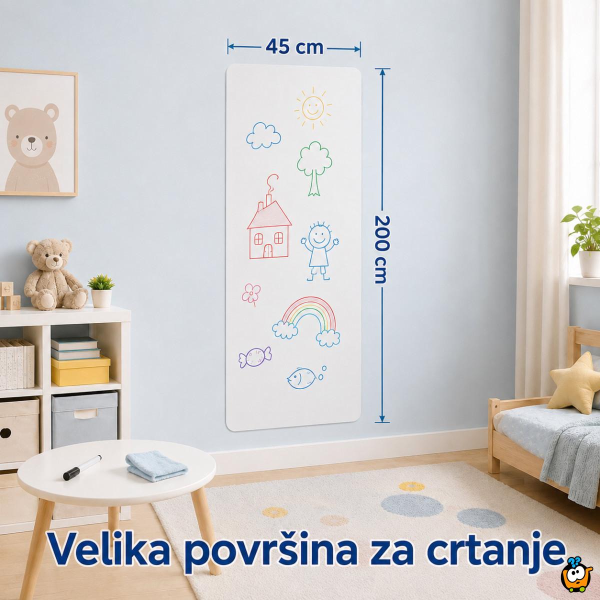 Magična zaštitna zidna folija za zid – dete crta, zid ostaje čist