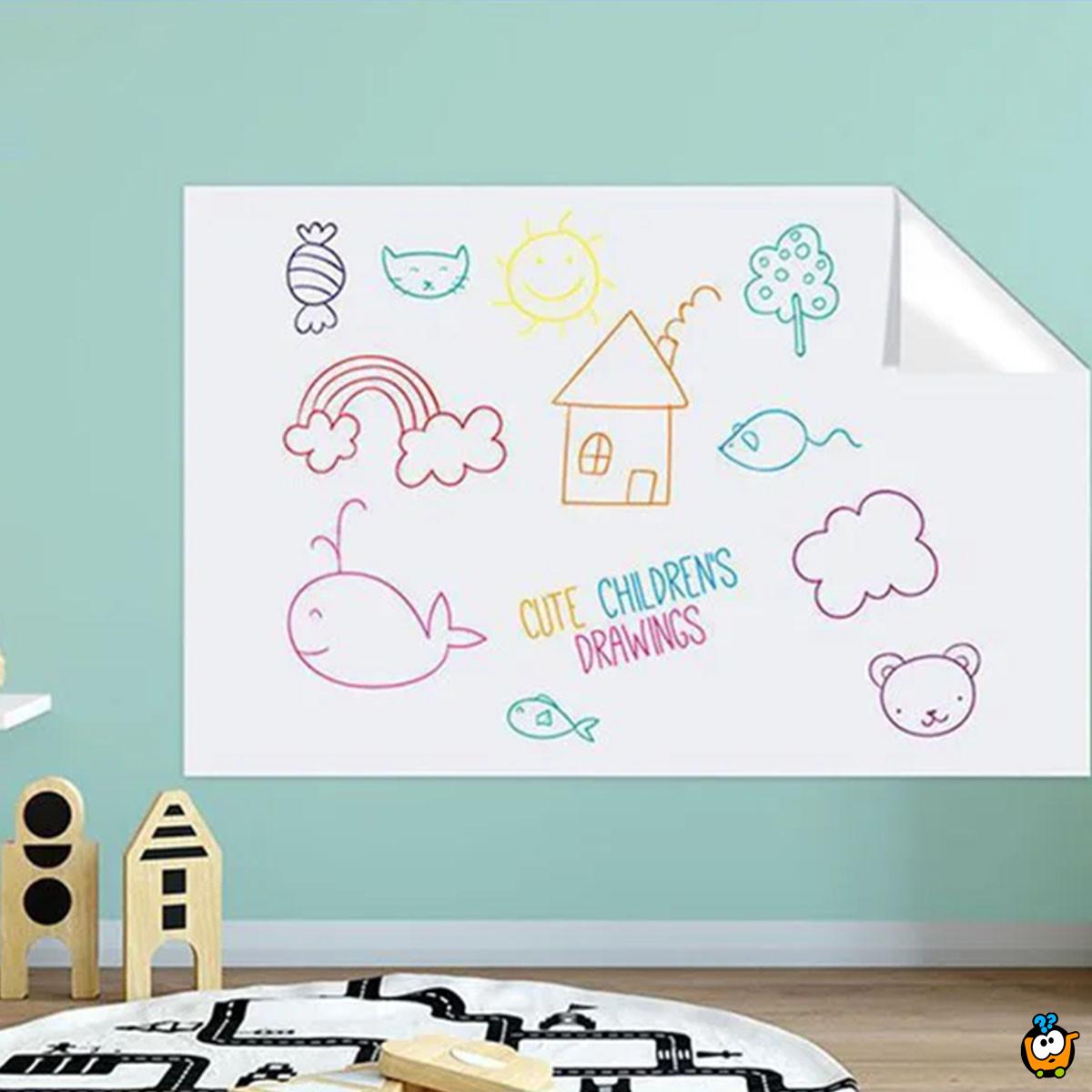 Zaštitna zidna folija za dečiju sobu