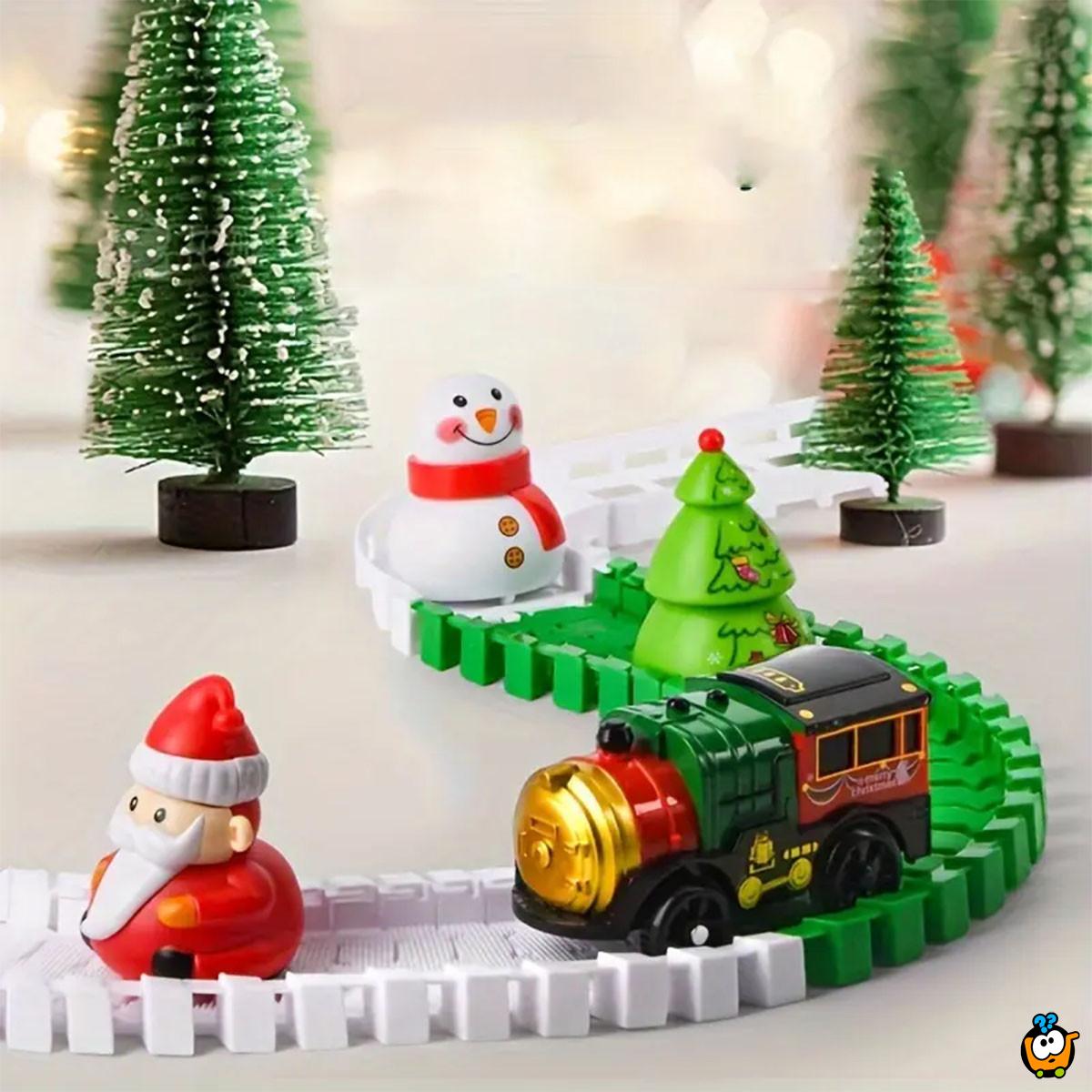 Christmas track - Set sa vozićem i Deda Mrazom
