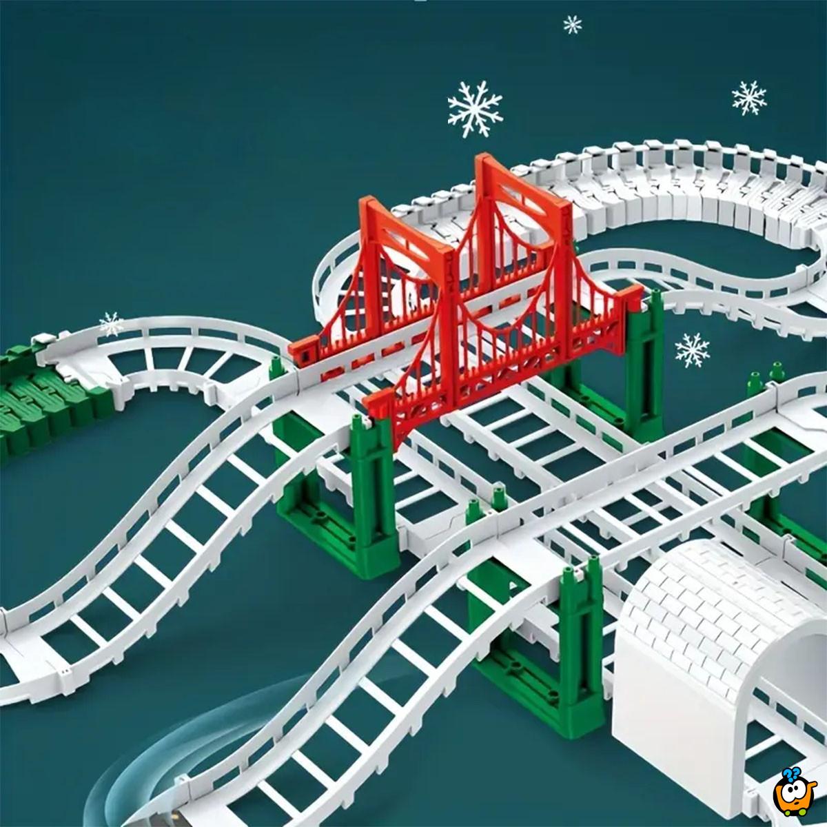 Christmas track - Set sa vozićem i Deda Mrazom