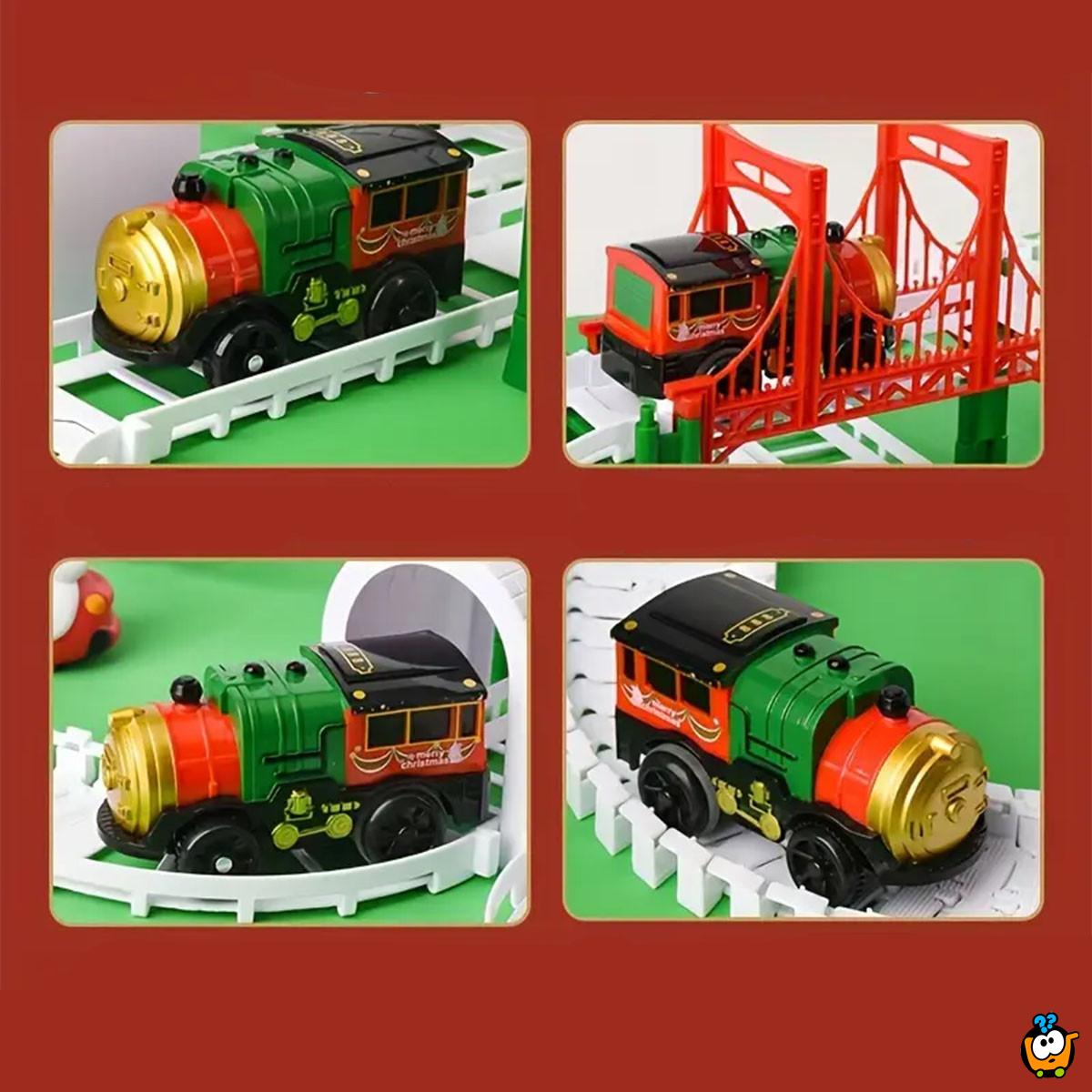 Christmas track - Set sa vozićem i Deda Mrazom