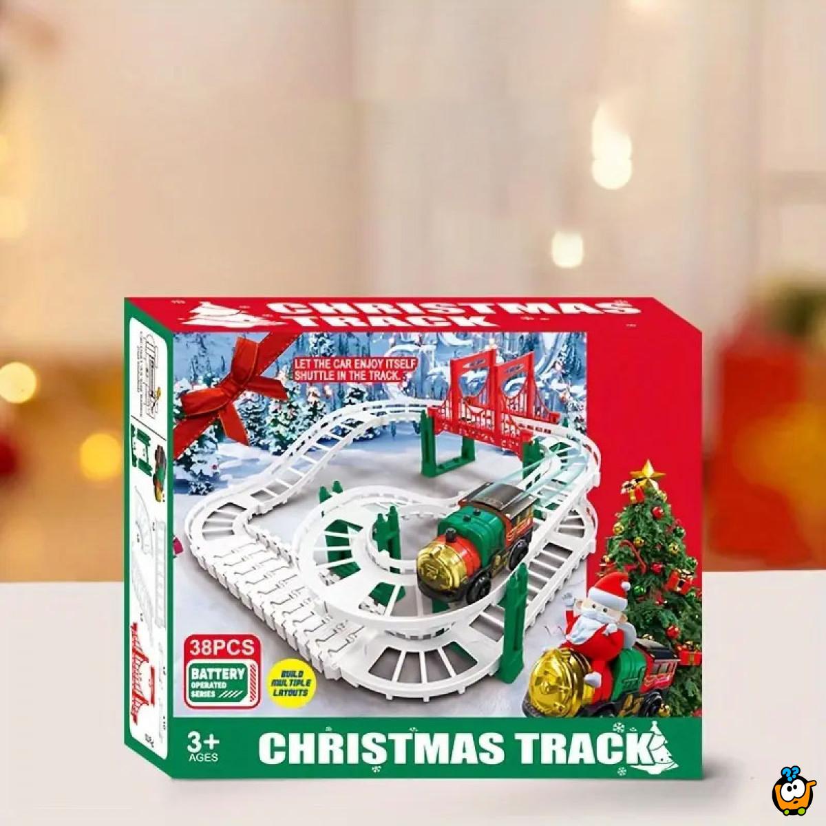 Christmas track - Set sa vozićem i Deda Mrazom