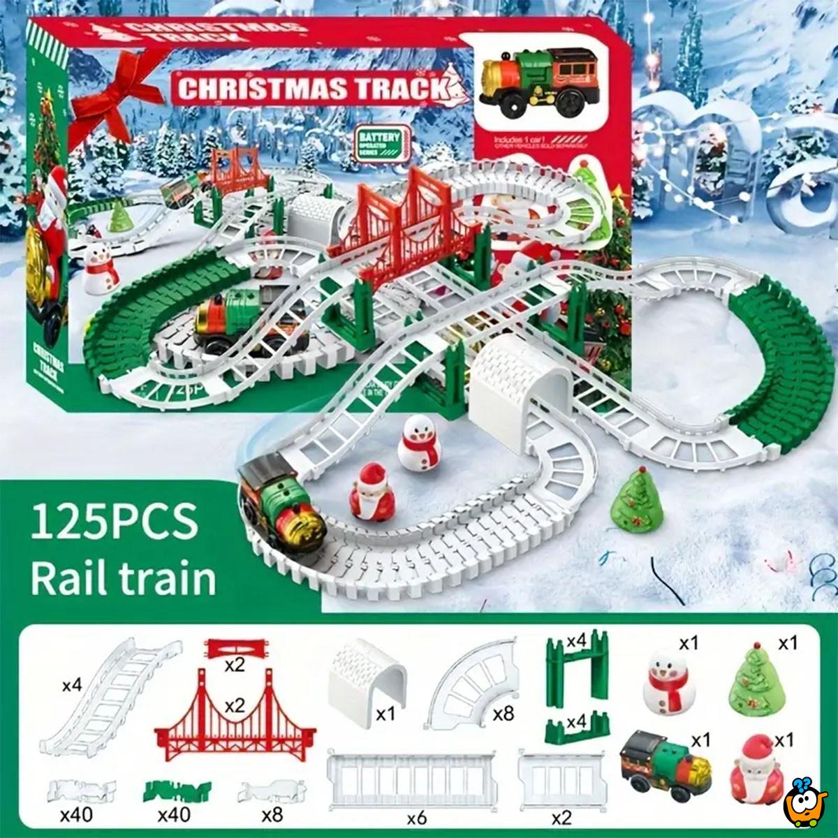 Christmas track - Set sa vozićem i Deda Mrazom