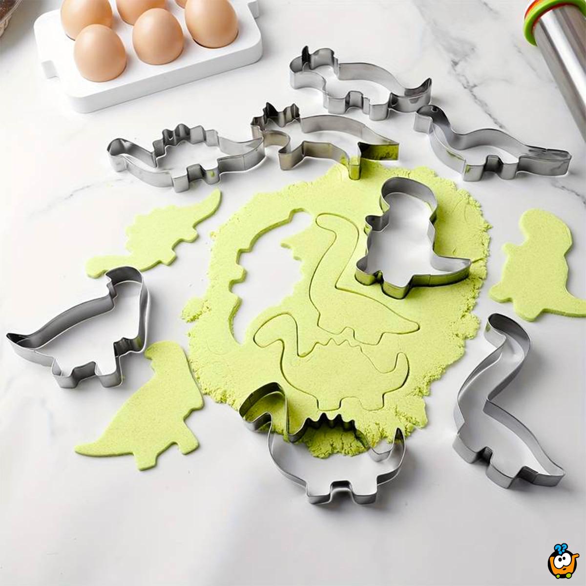 Dino mould - Set od 4 kalupa za testo u obliku dinosaurusa