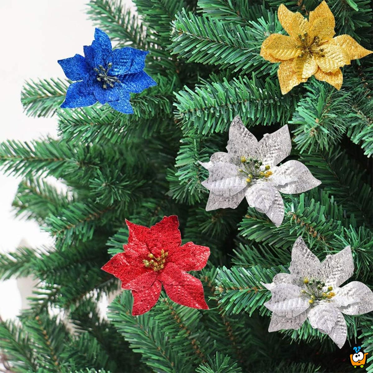 Holiday glitter - Dekorativni cvet za jelku