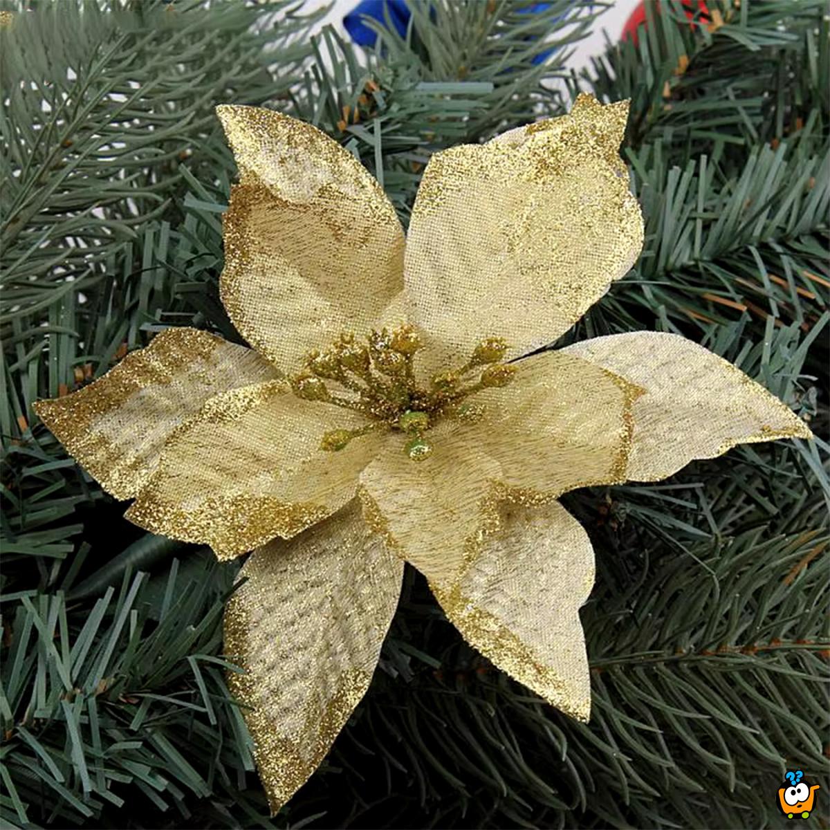 Holiday glitter - Dekorativni cvet za jelku