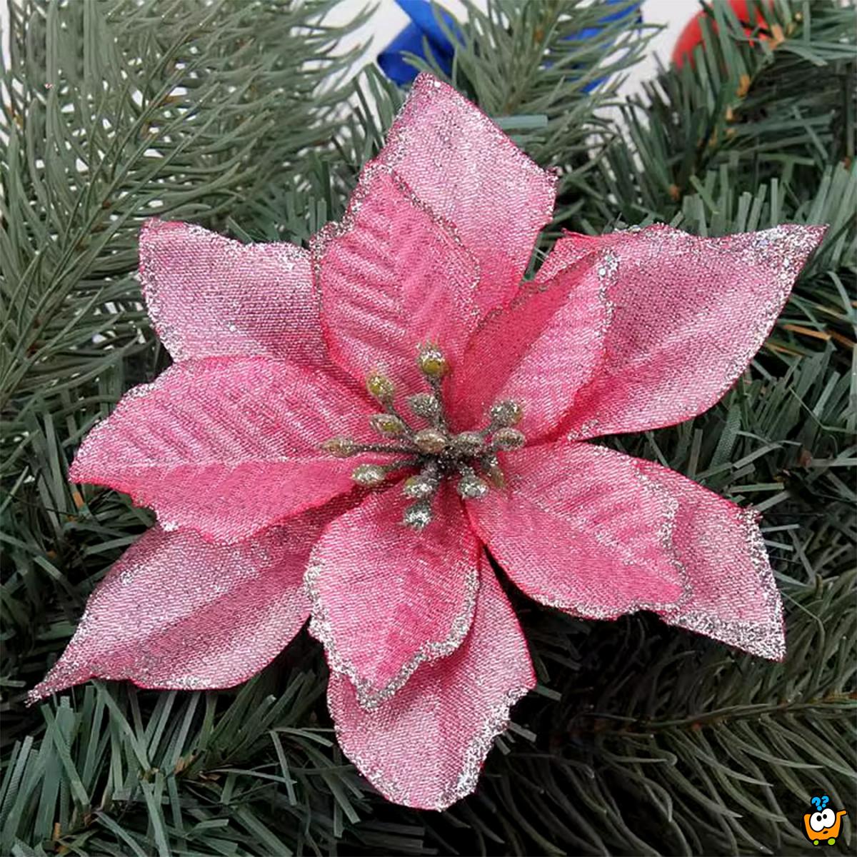 Holiday glitter - Dekorativni cvet za jelku