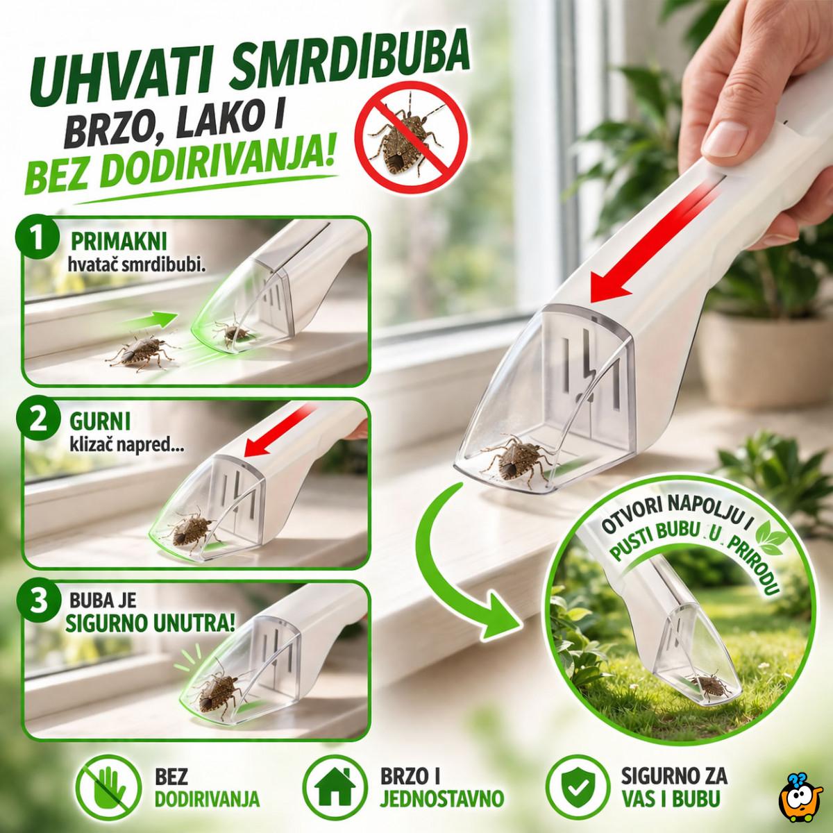 Hvatač Smrdibuba - UHVAĆENO ZA 2 SEKUNDE – Bez dodirivanja, bez gađenja!