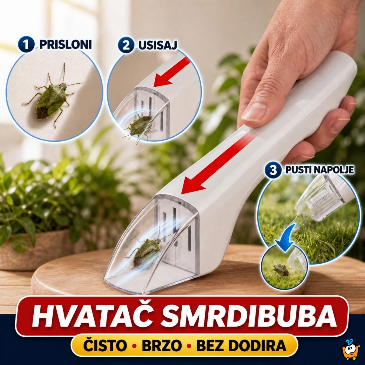 Hvatač Smrdibuba i Pčela - UHVAĆENO ZA 2 SEKUNDE – Bez dodirivanja, bez gađenja!