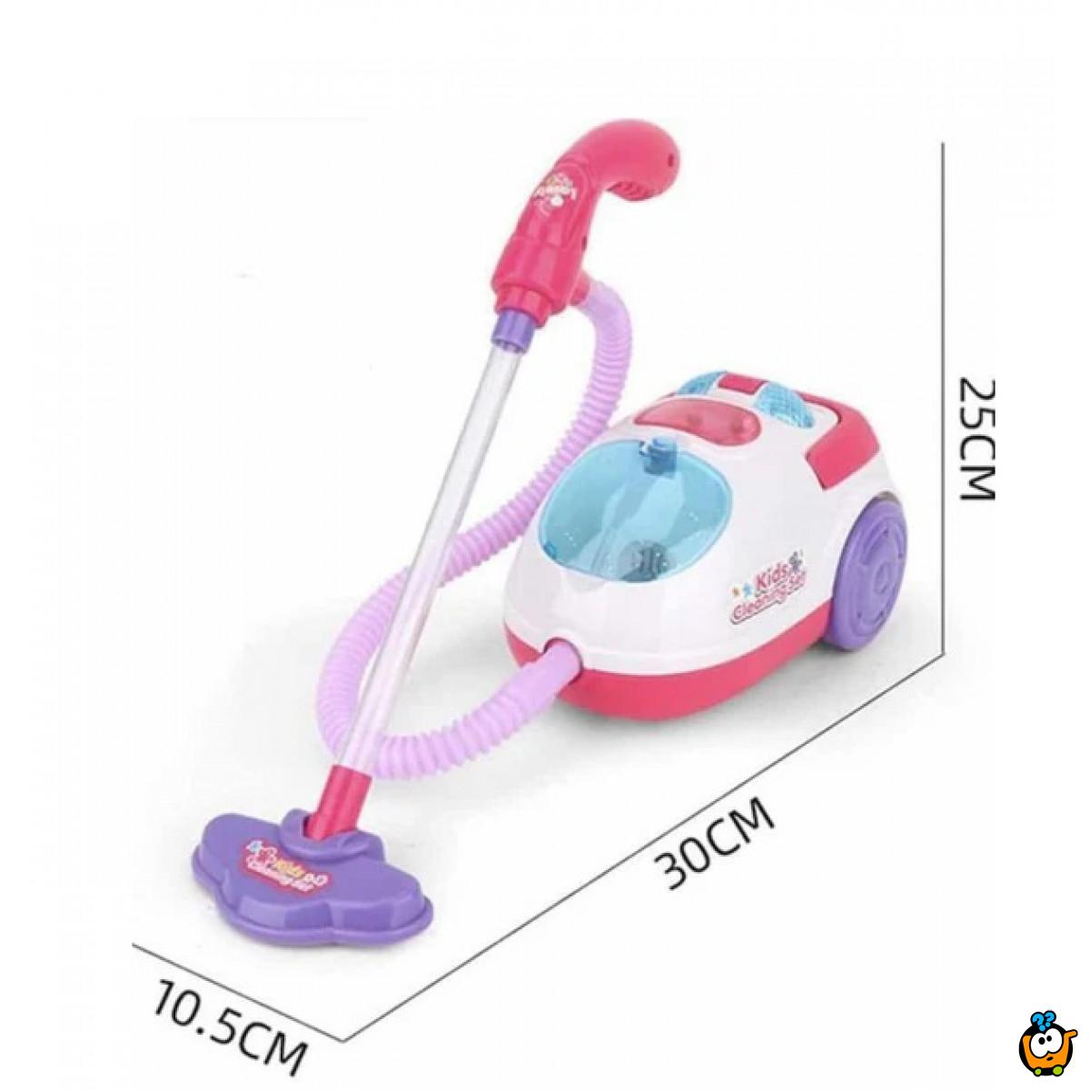 Dečija igračka usisivač sa kompletom za čišćenje 