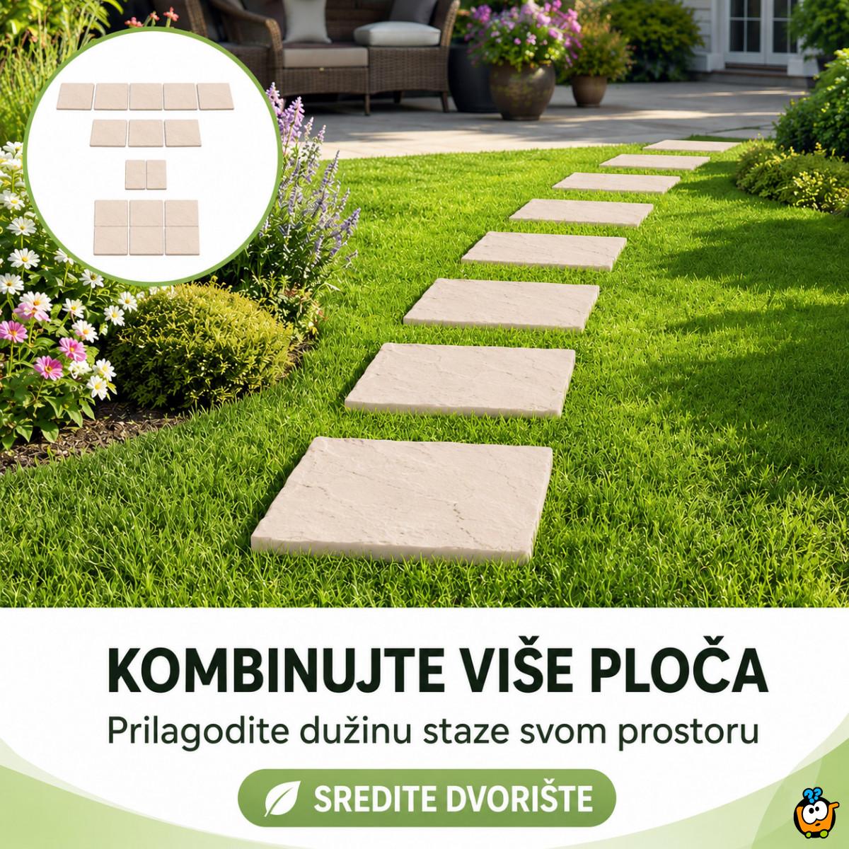 Ubodna ploča za dvorišnu stazu 40x40 cm – imitacija kamena